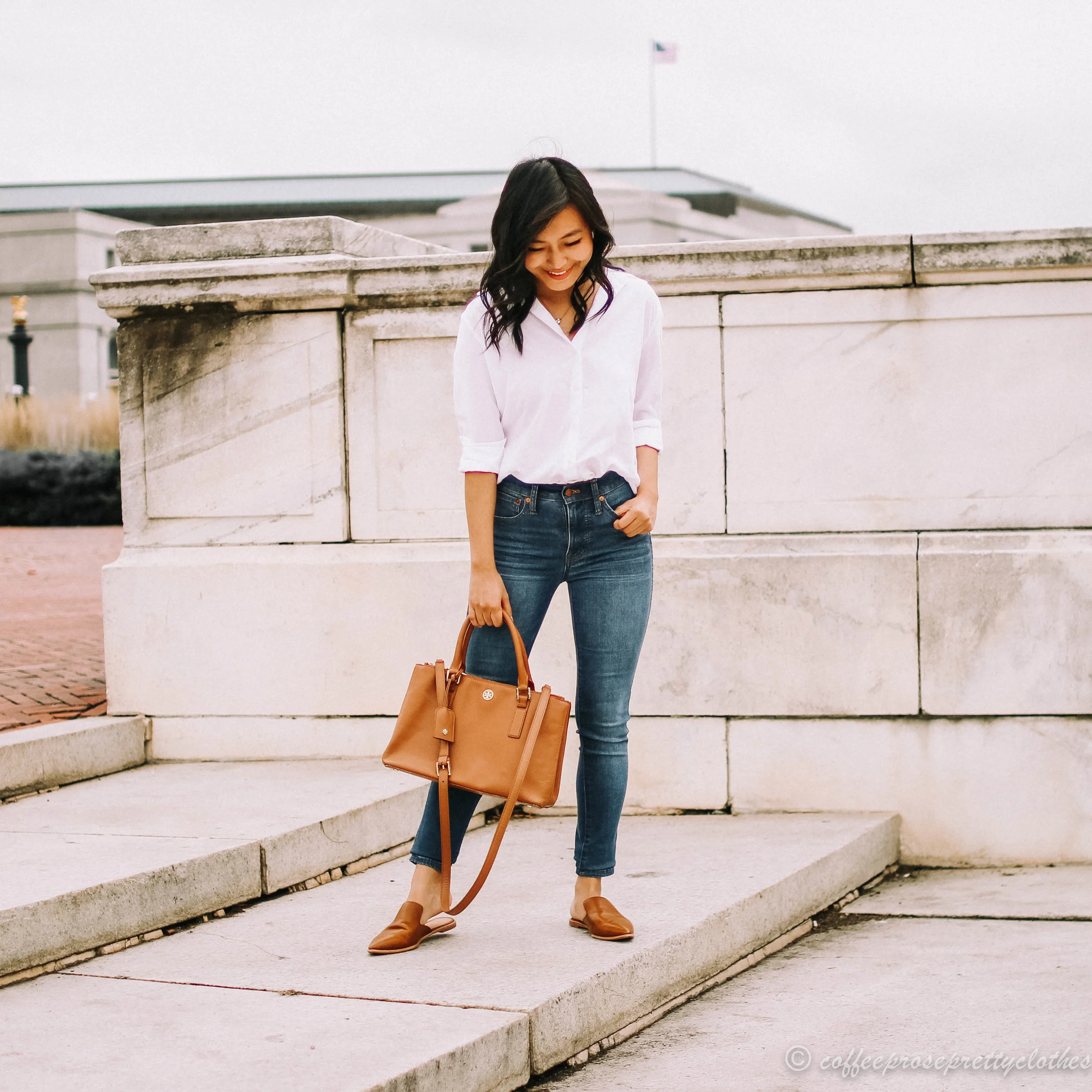 Rayon Blouse and Pointed Mules