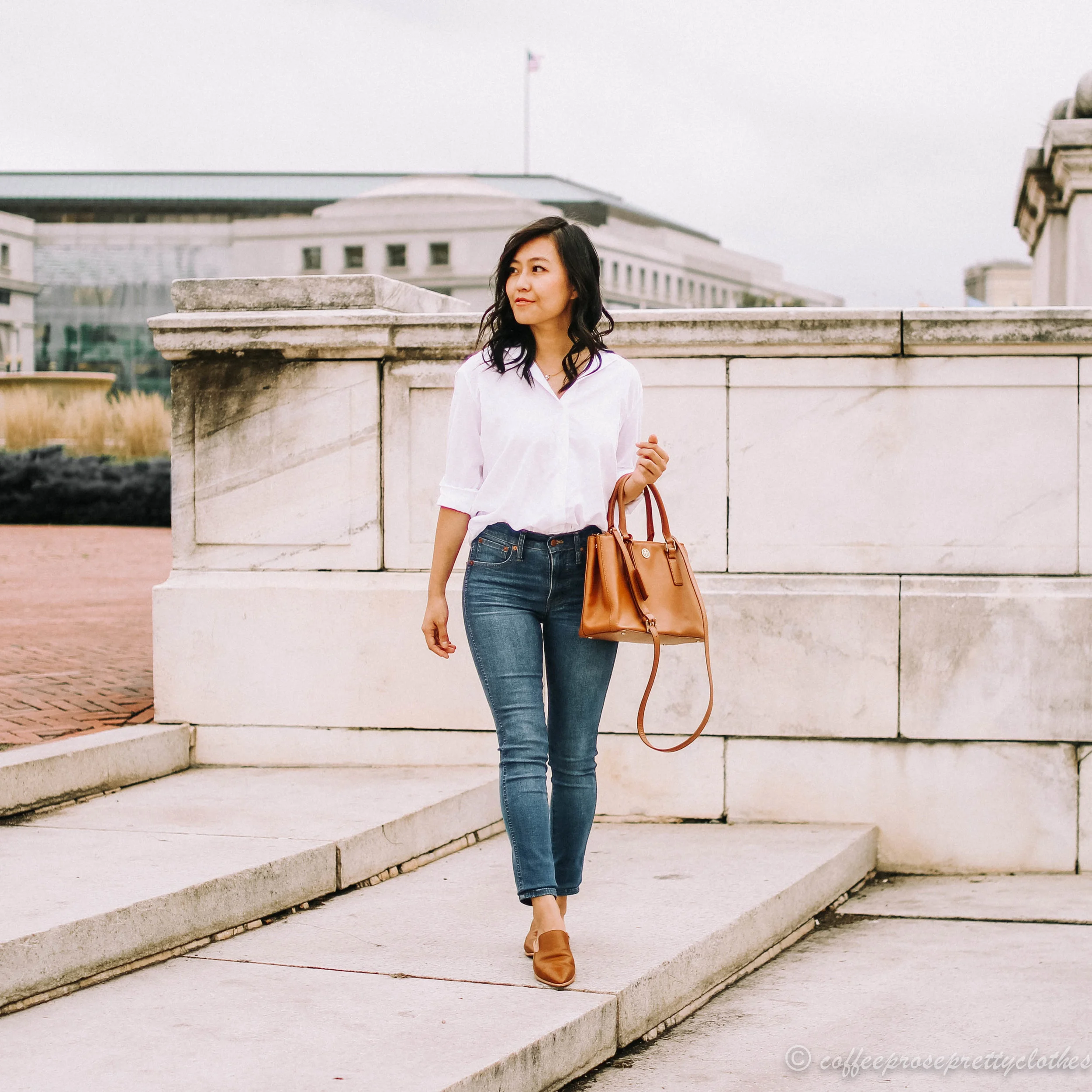 Rayon Blouse and Pointed Mules