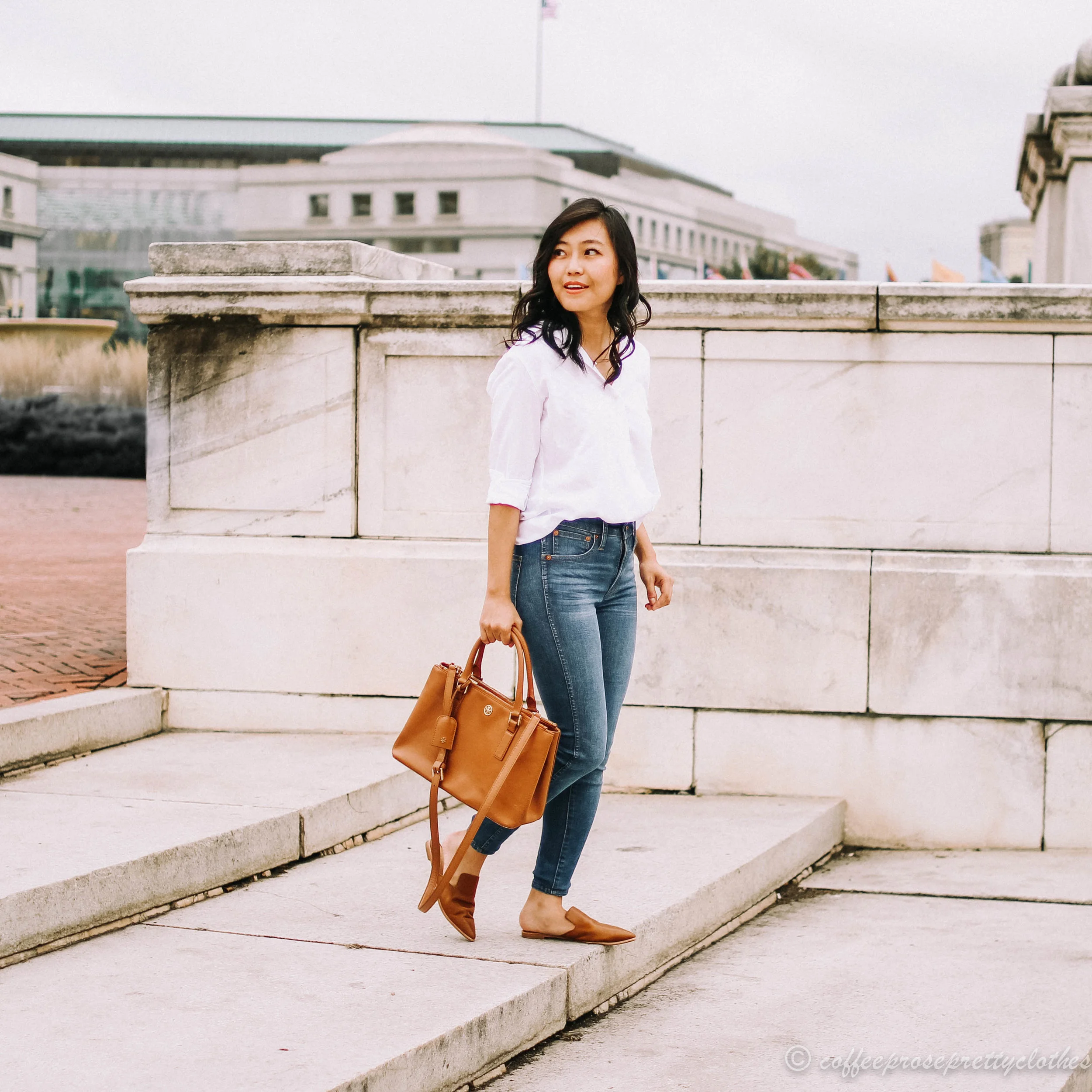 Rayon Blouse and Pointed Mules