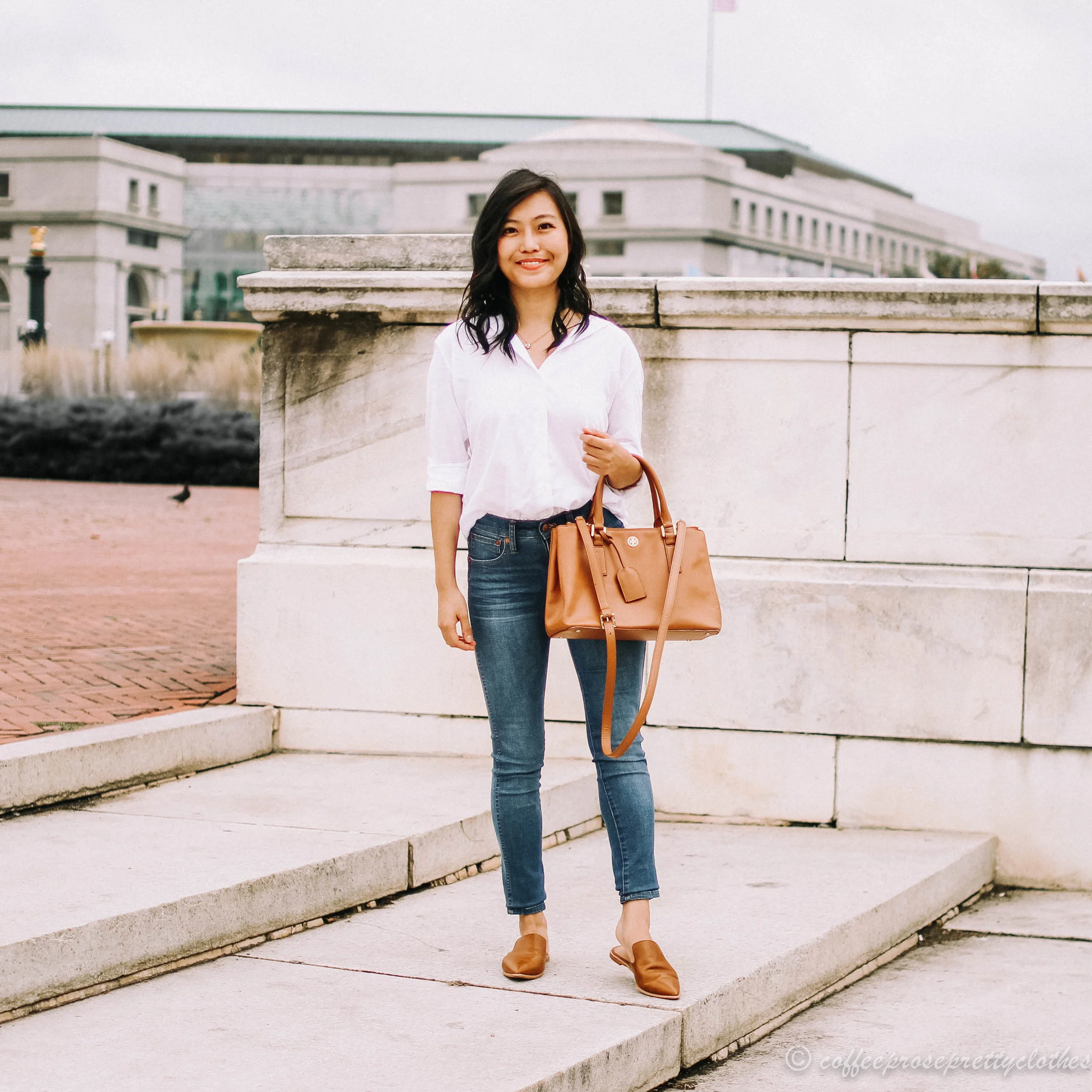 Rayon Blouse and Pointed Mules
