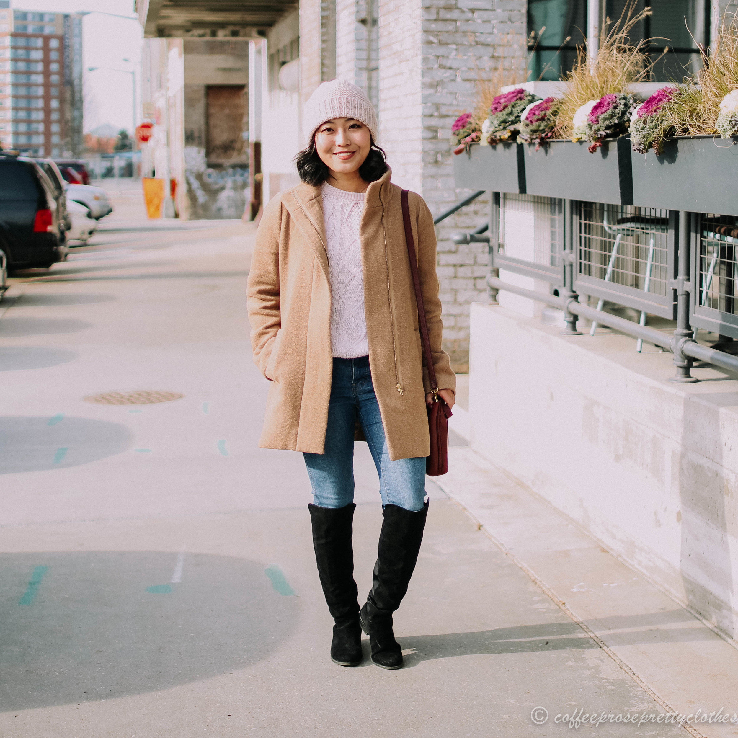 Essential Winter Boots | Beanie Tall Boots Coffee, Prose, and Pretty Clothes