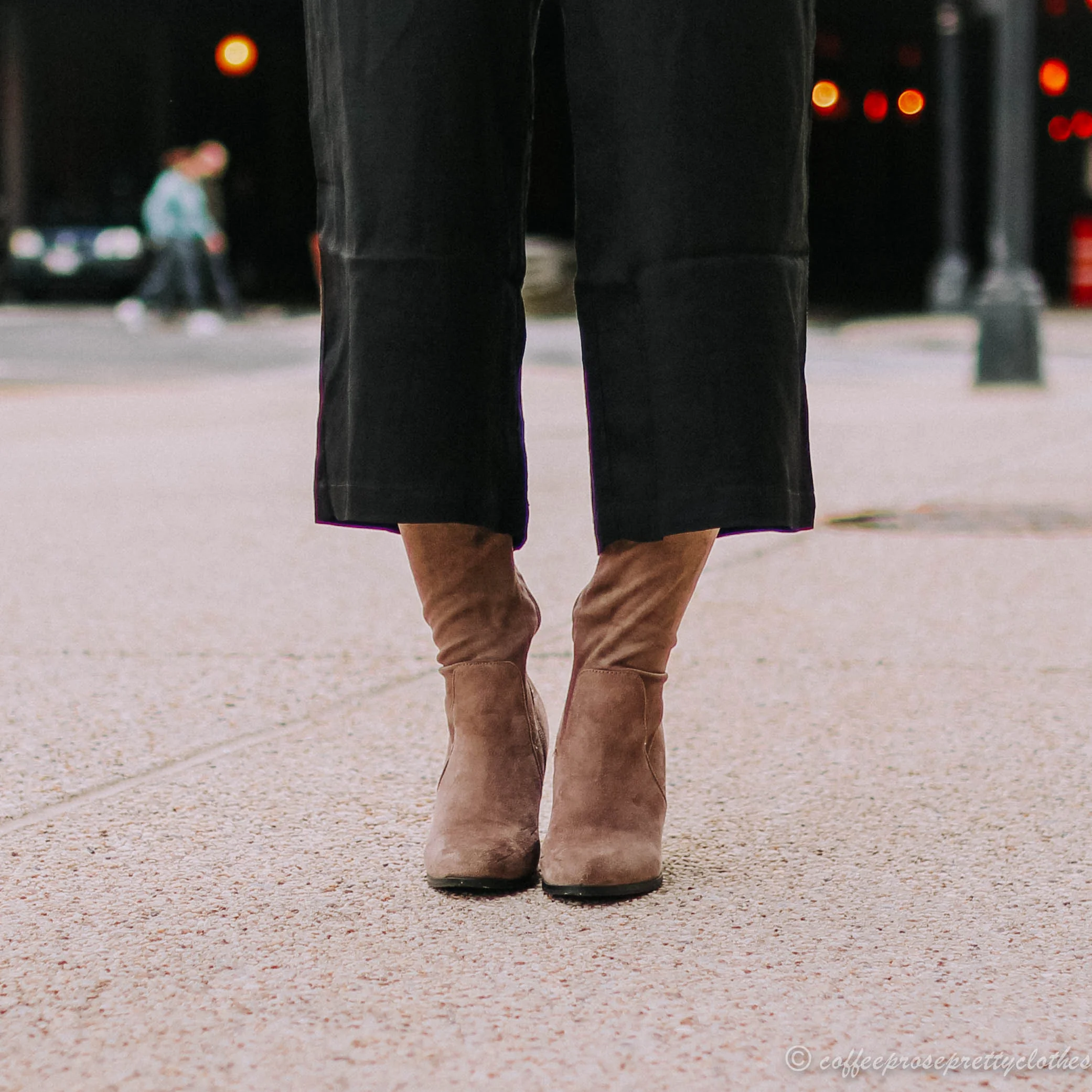 Culotte Pants and Tall Boot
