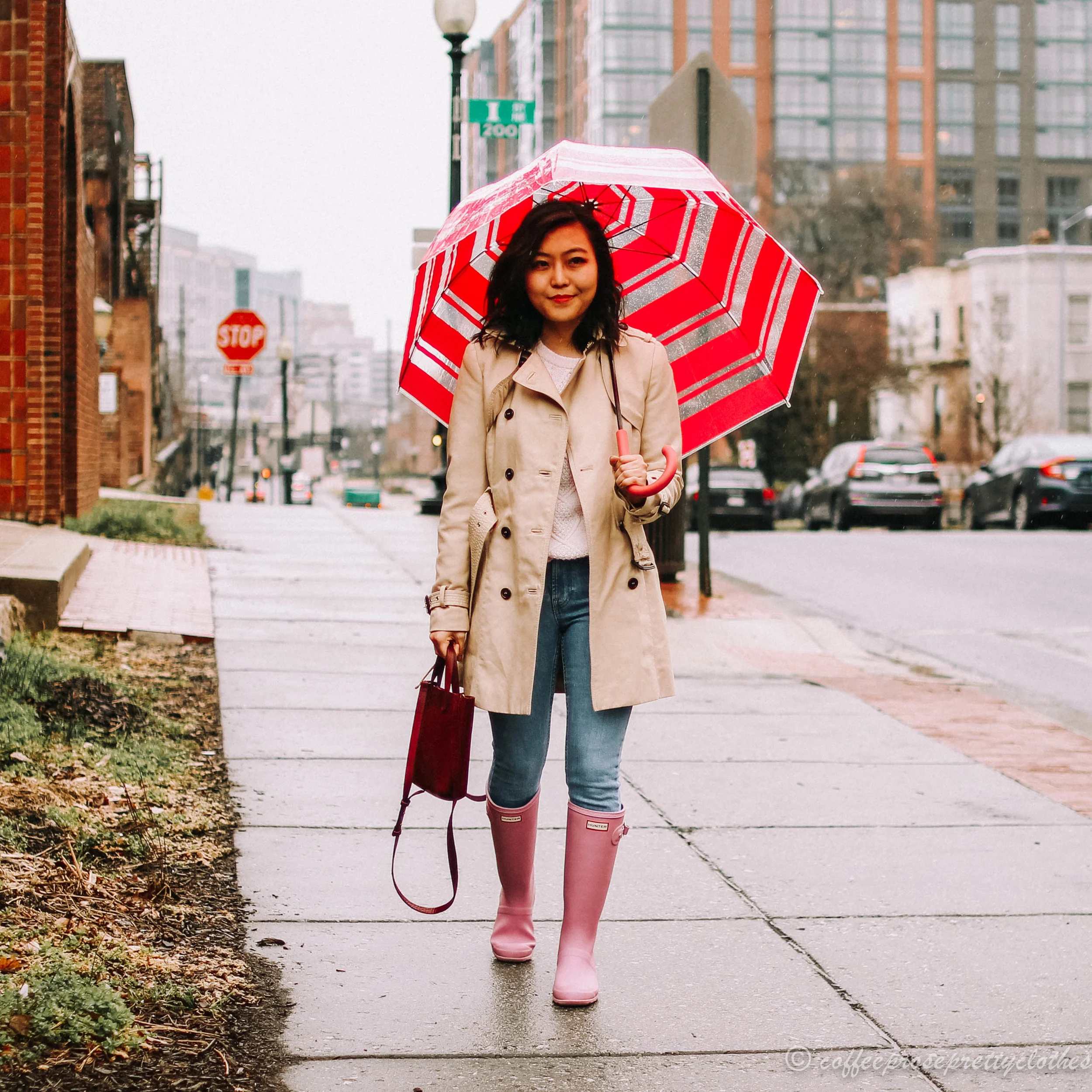 lavender hunter boots