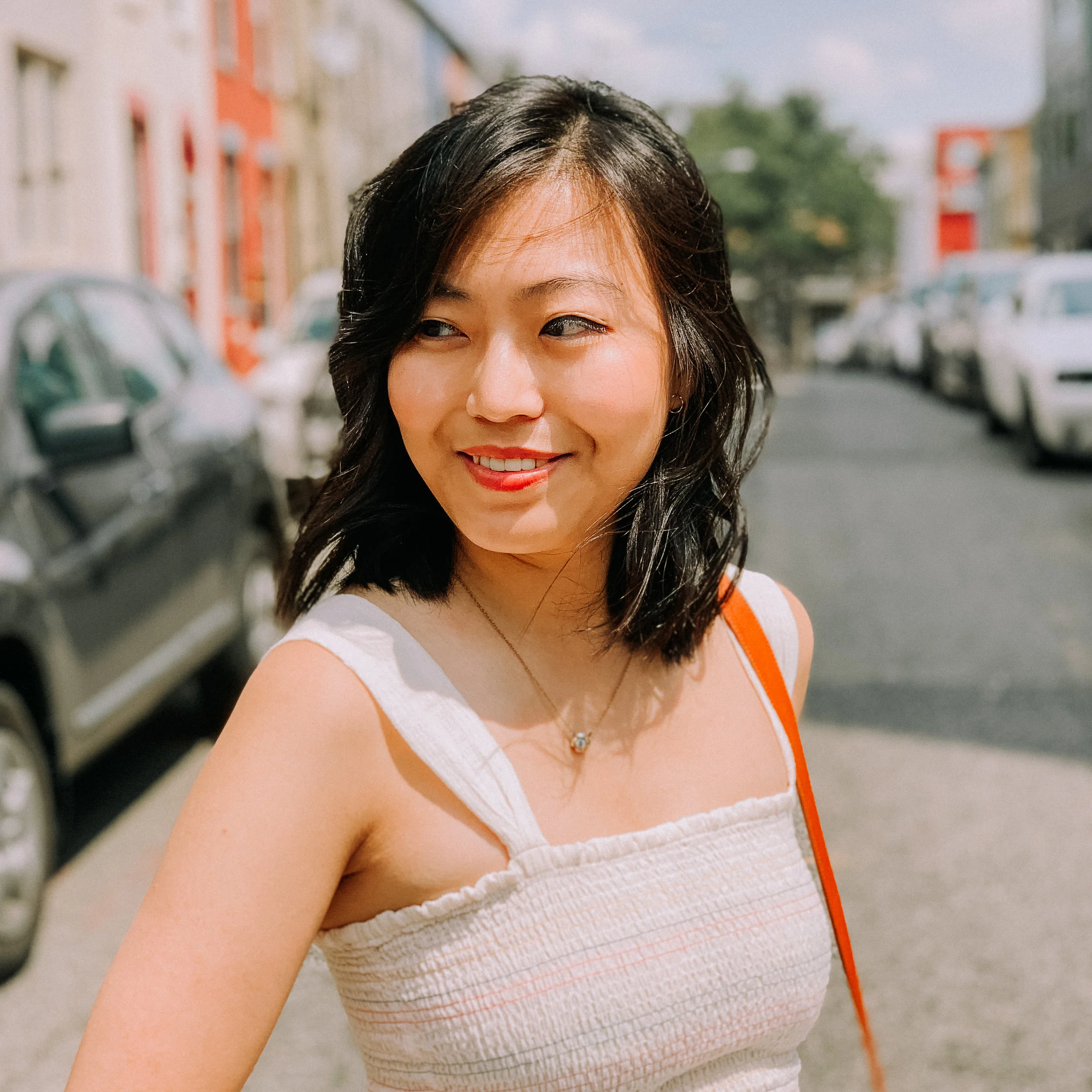 Smock Peplum Top and Denim Shorts