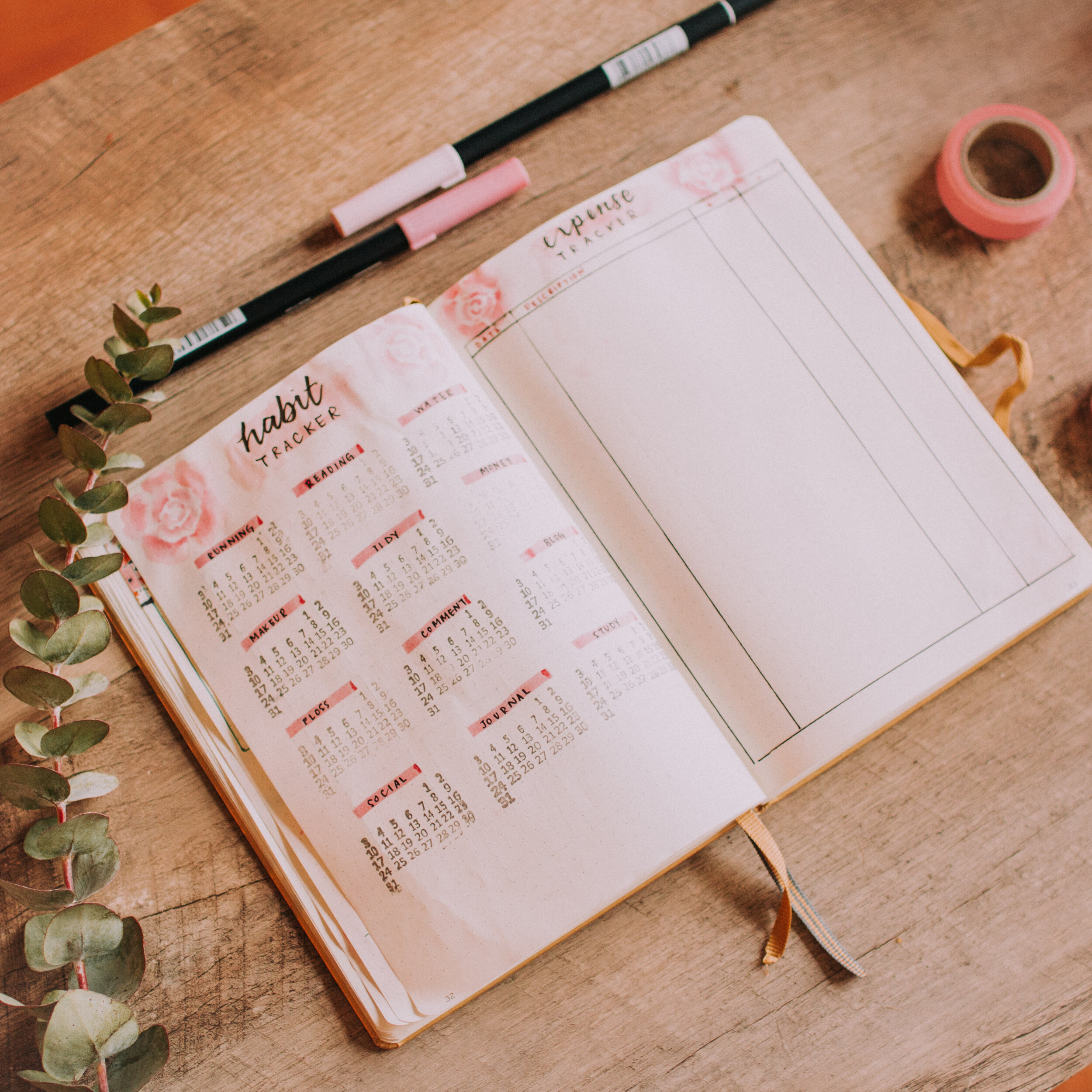 February 2020 Bullet Journal Setup — Coffee, Prose, and Pretty Clothes