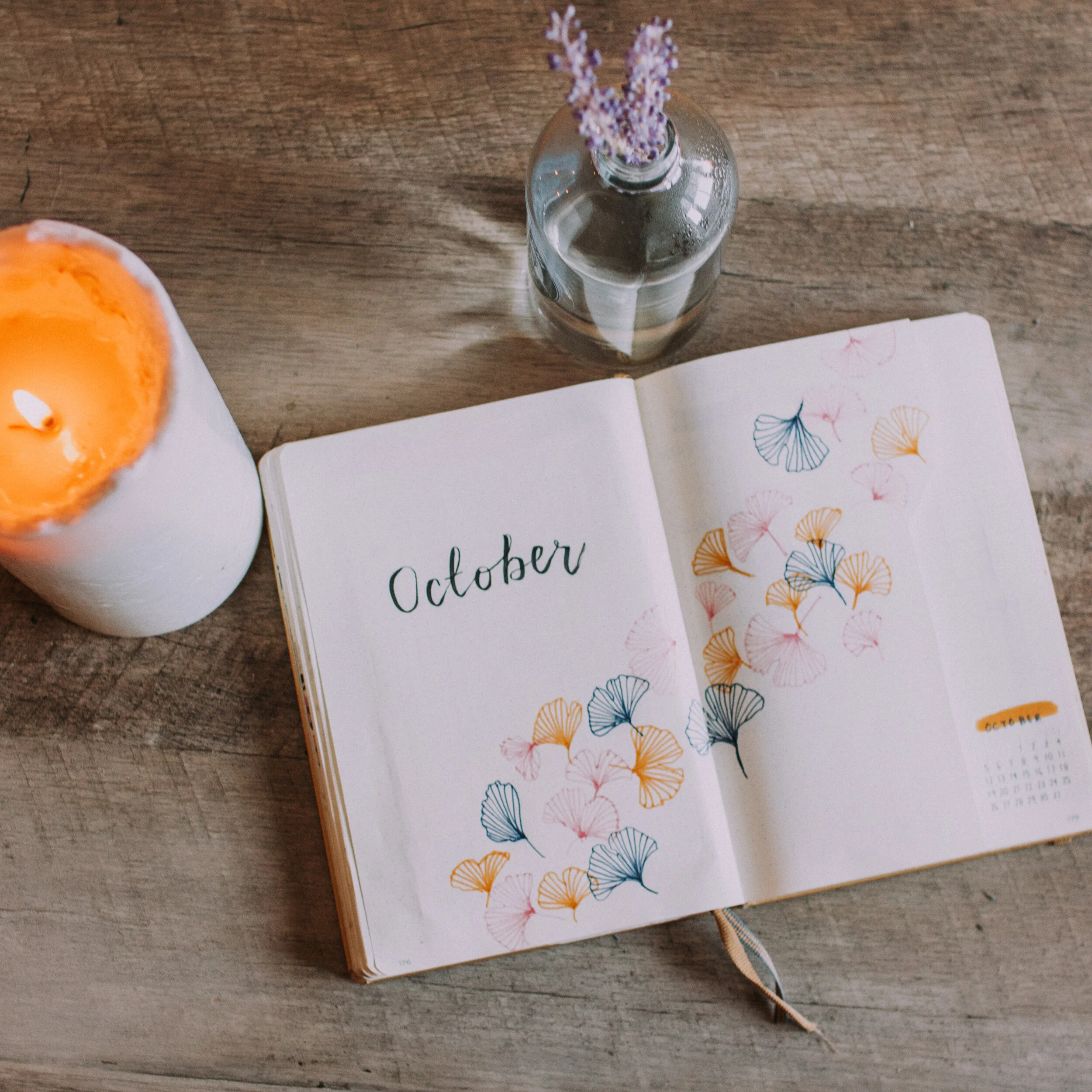 October 2020 Bullet Journal Setup