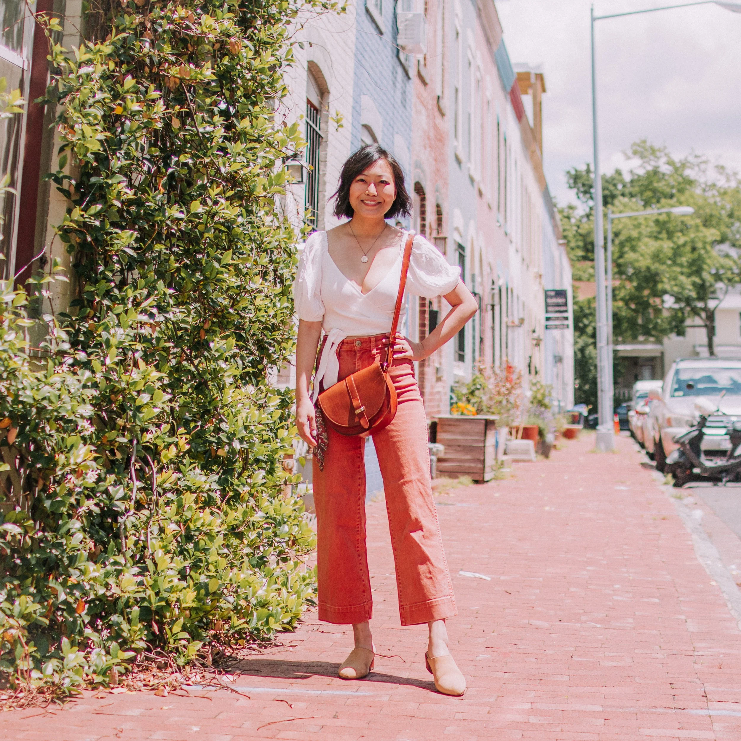 Some Life Updates | Wide Leg Pants and Puff Sleeve Crop
