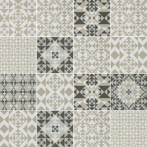 Cocina con Carpet Random de Refin Ceramiche