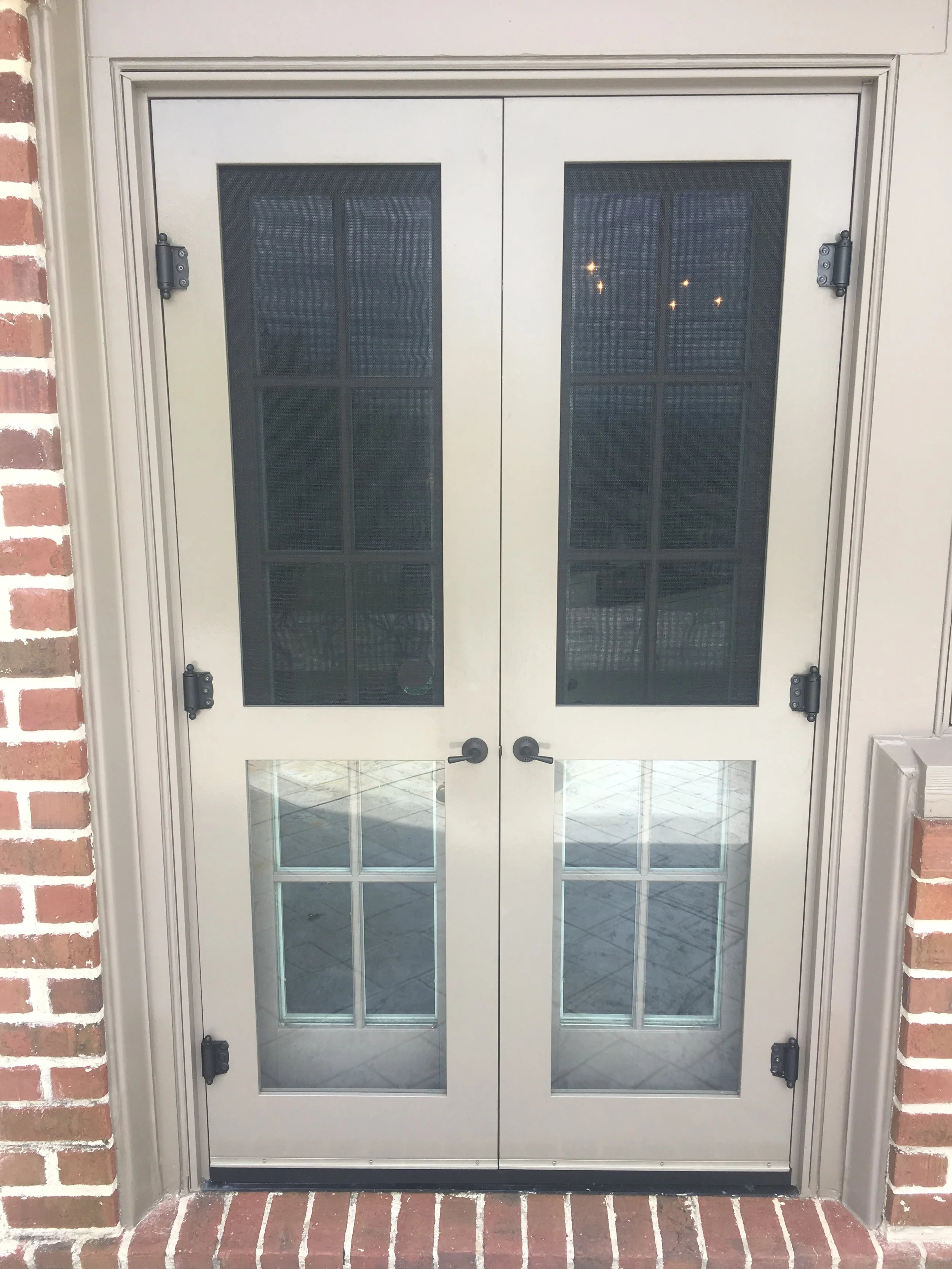 French Screen Door, Painted to match