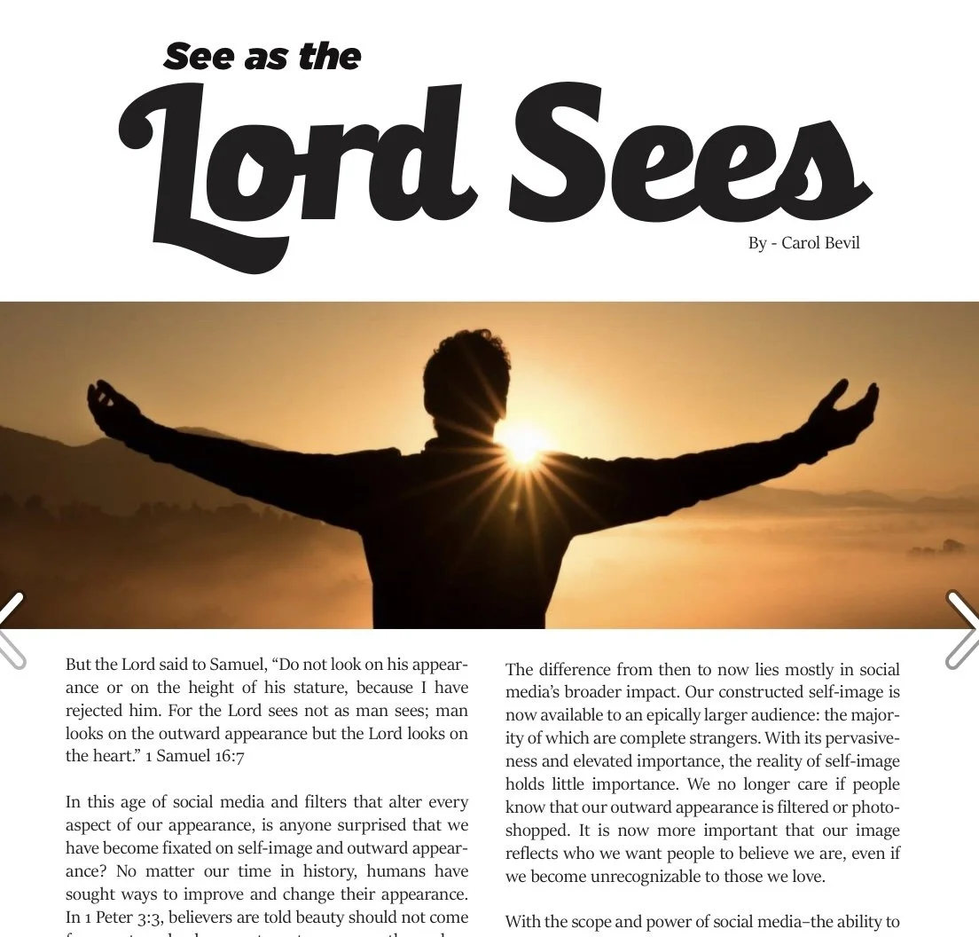 See As the Lord Sees.... 