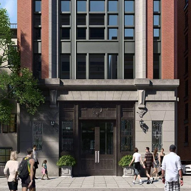 For a facade restoration to a landmarked building in Manhattan.
.
.
.
Typology : Mixed-Use 
Number of Renderings : 2
Turnaround Time : 1 Week