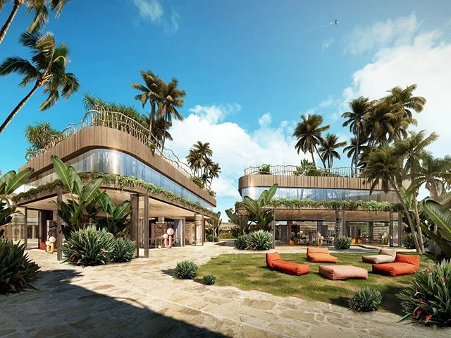 Retail at a CBD Resort in Jamaica. Conceptual Design + Rendering by @ny_architectural