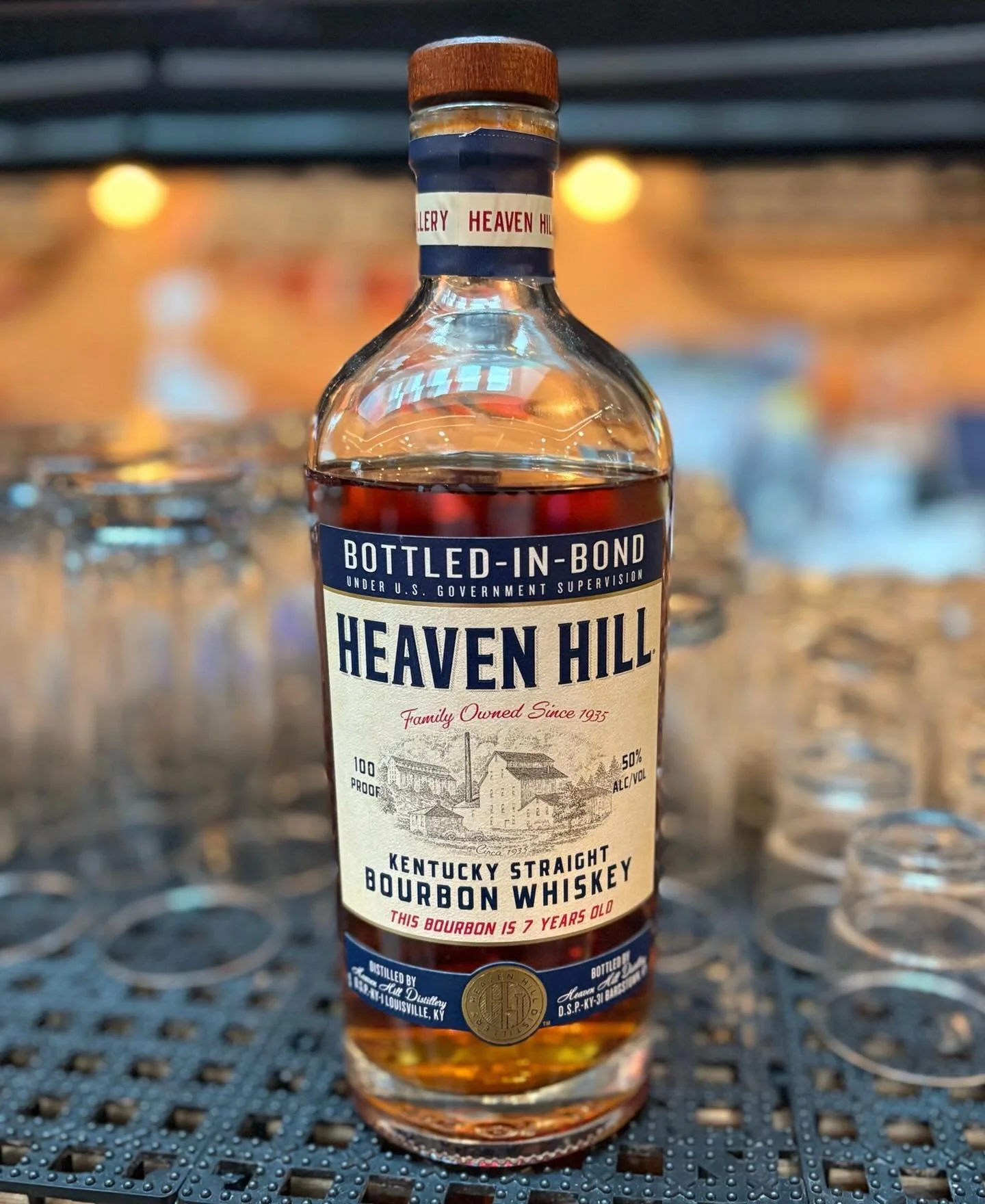 WHISKEY WEDNESDAY: $4 SHOTS, $10 OLD FASHIONEDS. Featuring: Heaven Hill 7-Year Old Bonded Bourbon, Heaven Hill Distillery, Bardstown, KY
Although Heaven Hill Distillery only traces its history as far back as the post-prohibition era, They are conside