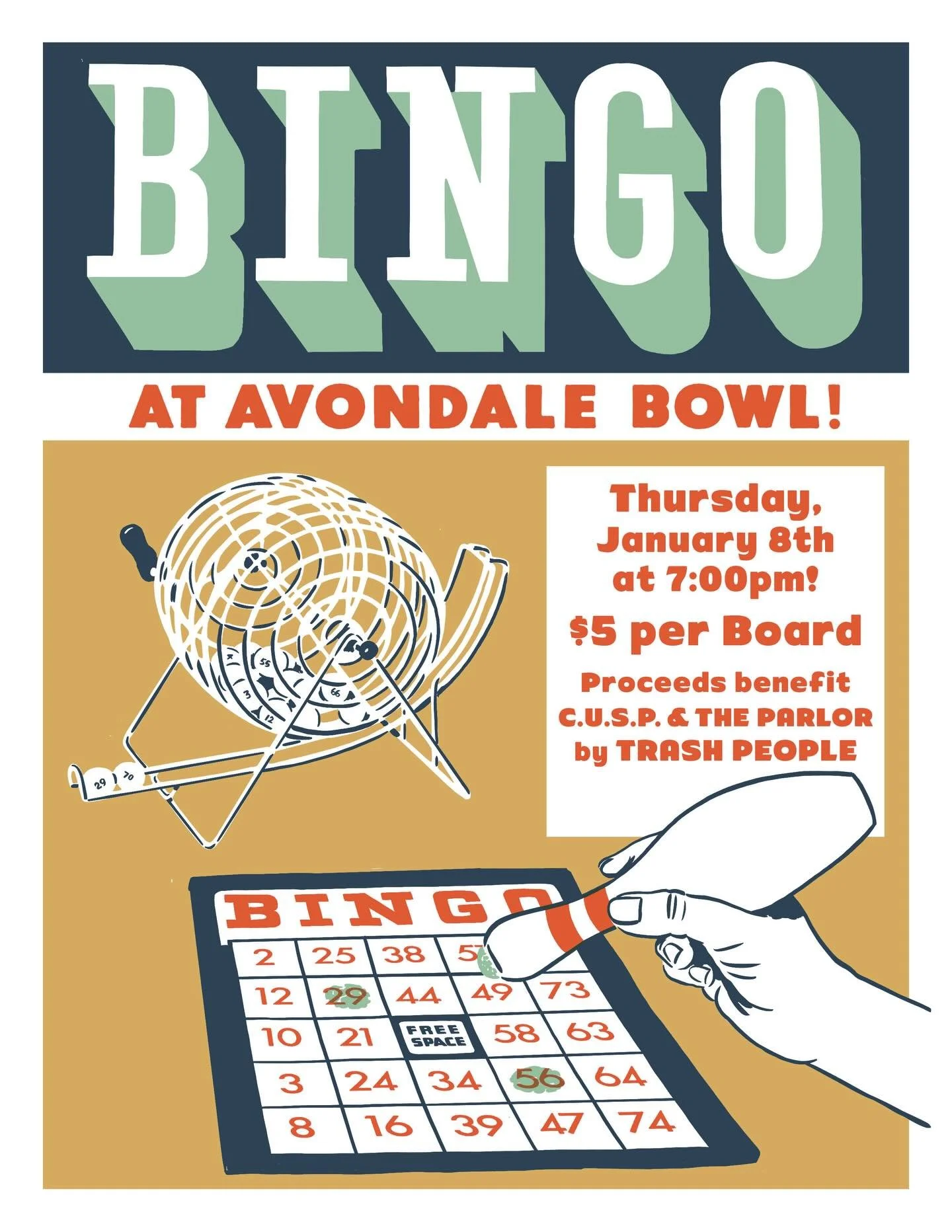 BINGO NIGHT! Supporting @cuspchicago &amp; @theparlorchicago by @trashpeopleoflogansquare! Hosted by @teeeenabeeeee! See you there.
-
#bingo
#bingonight
#thursday
#special
#whiterussian