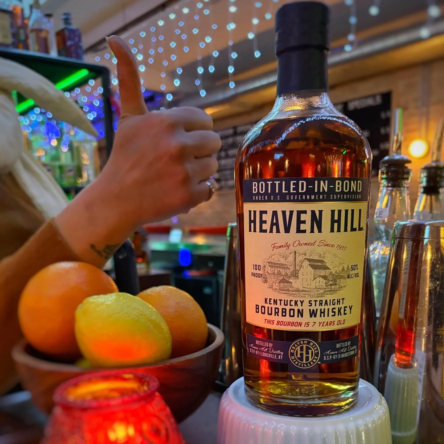 WHISKEY WEDNESDAY! $4 SHOTS, $10 OLD FASHIONEDS! Featuring: Heaven Hill 7-Year Old Bonded Bourbon, Heaven Hill Distillery, Bardstown, KY
-
Although Heaven Hill Distillery only traces its history as far back as the post-prohibition era, They are consi