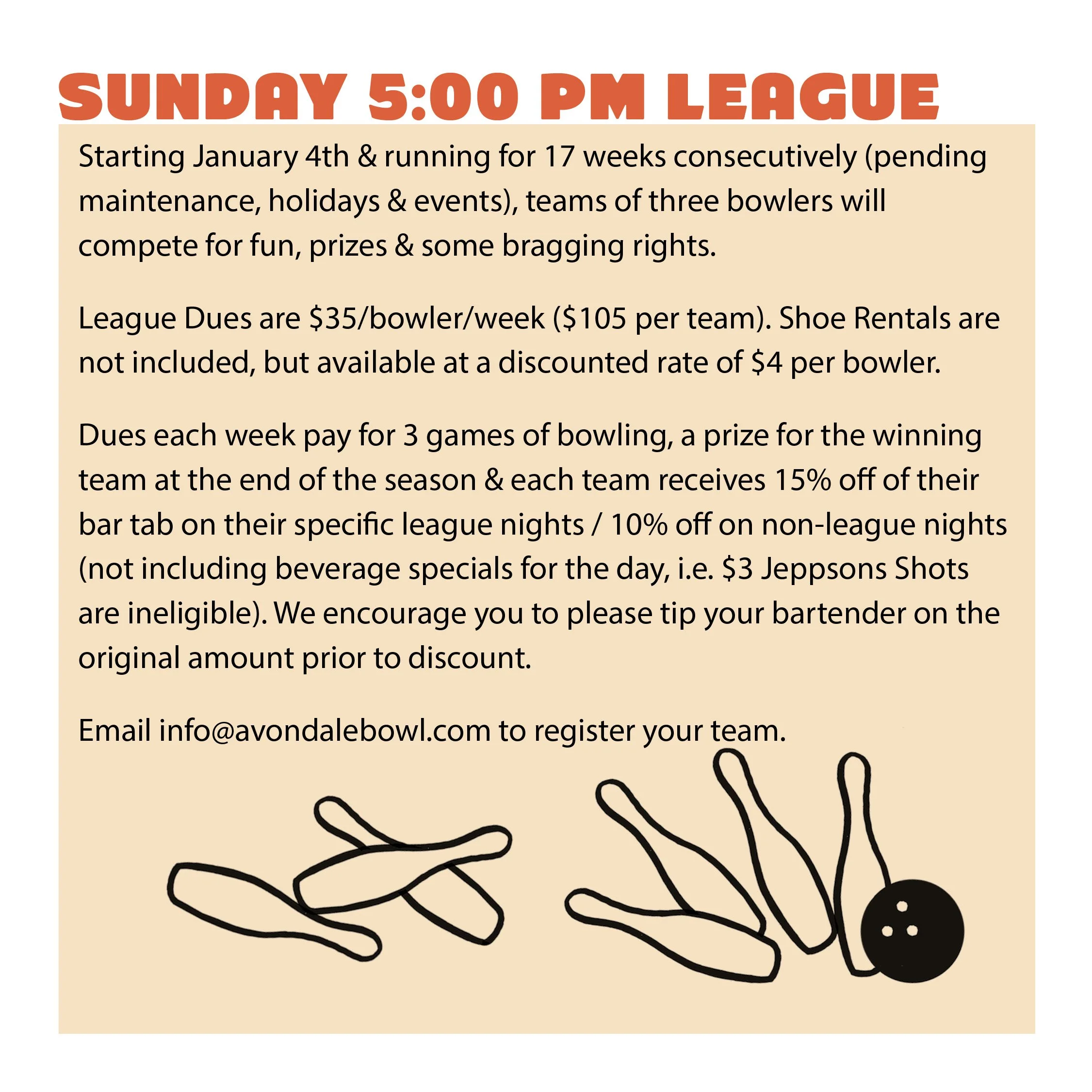 COME BOWL WITH US STARTING JANUARY!