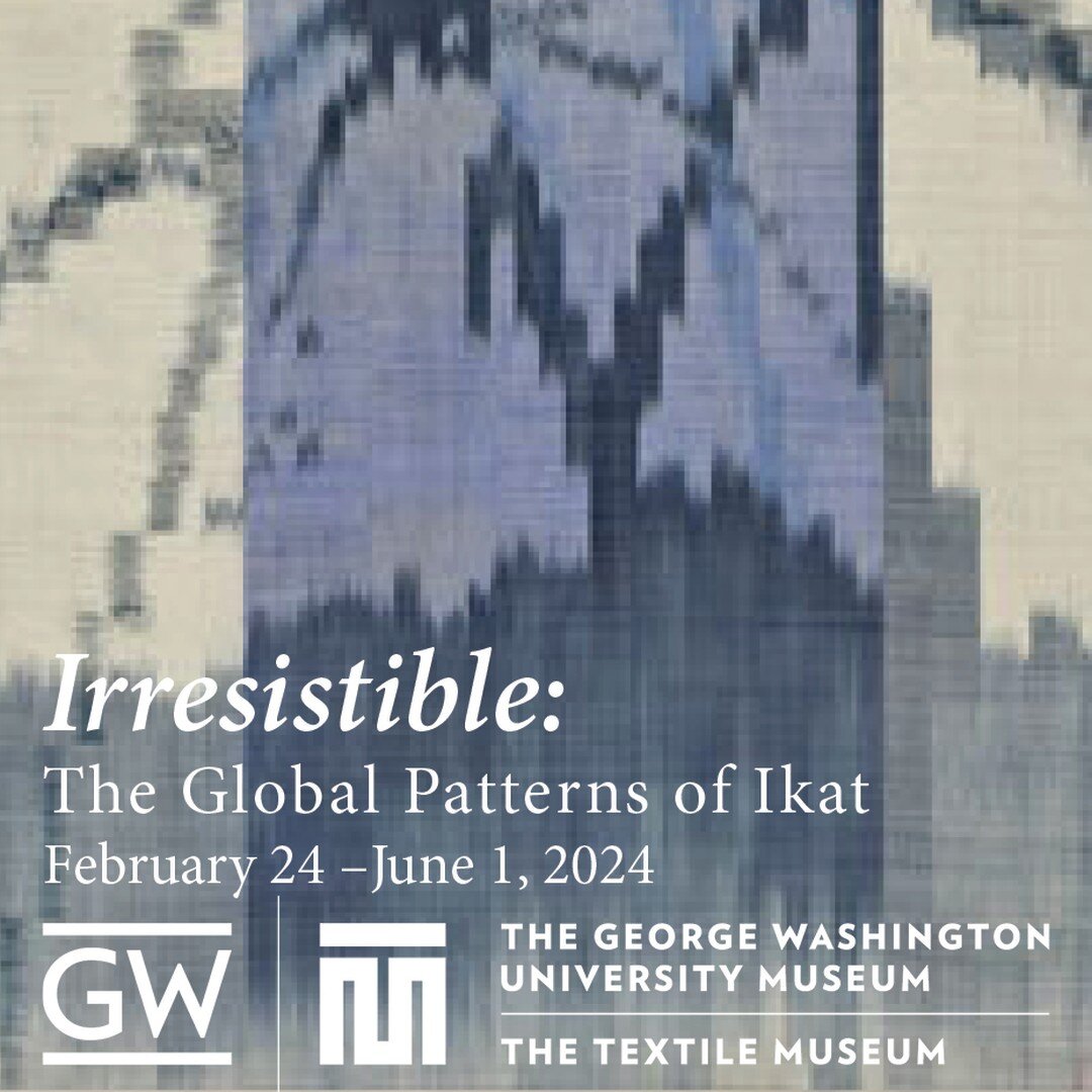 Mark your calendars! The show opens this coming Saturday. I will be presenting a virtual program on Contemporary Ikat weavers on Feb 29. The link to join is on the Textile Museum website and it is Free!
