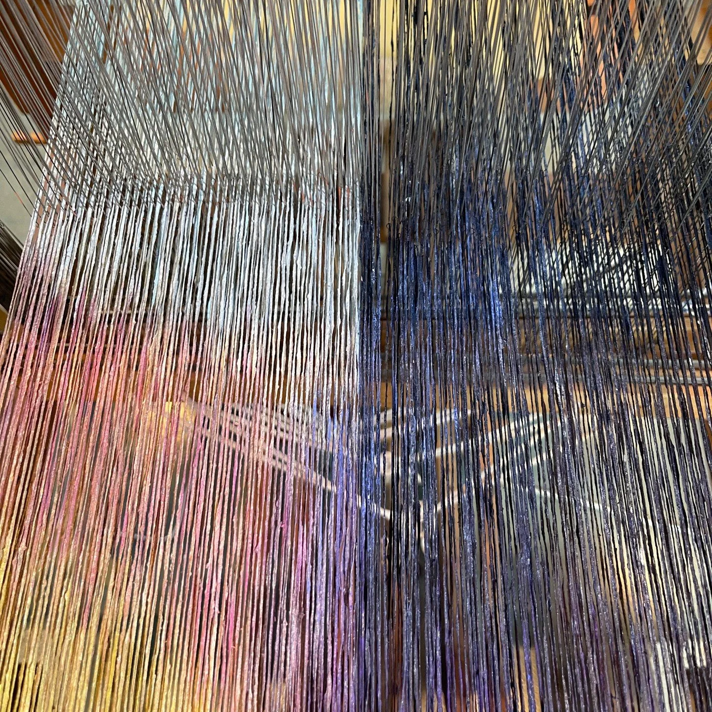 LOVE, LOVE, LOVE this. When the threads lead to ideas....! #color #colormelt #pigment @chiaroscuro_gallery @browngrottaarts @graverslanegallery @womensartcenterhamptons