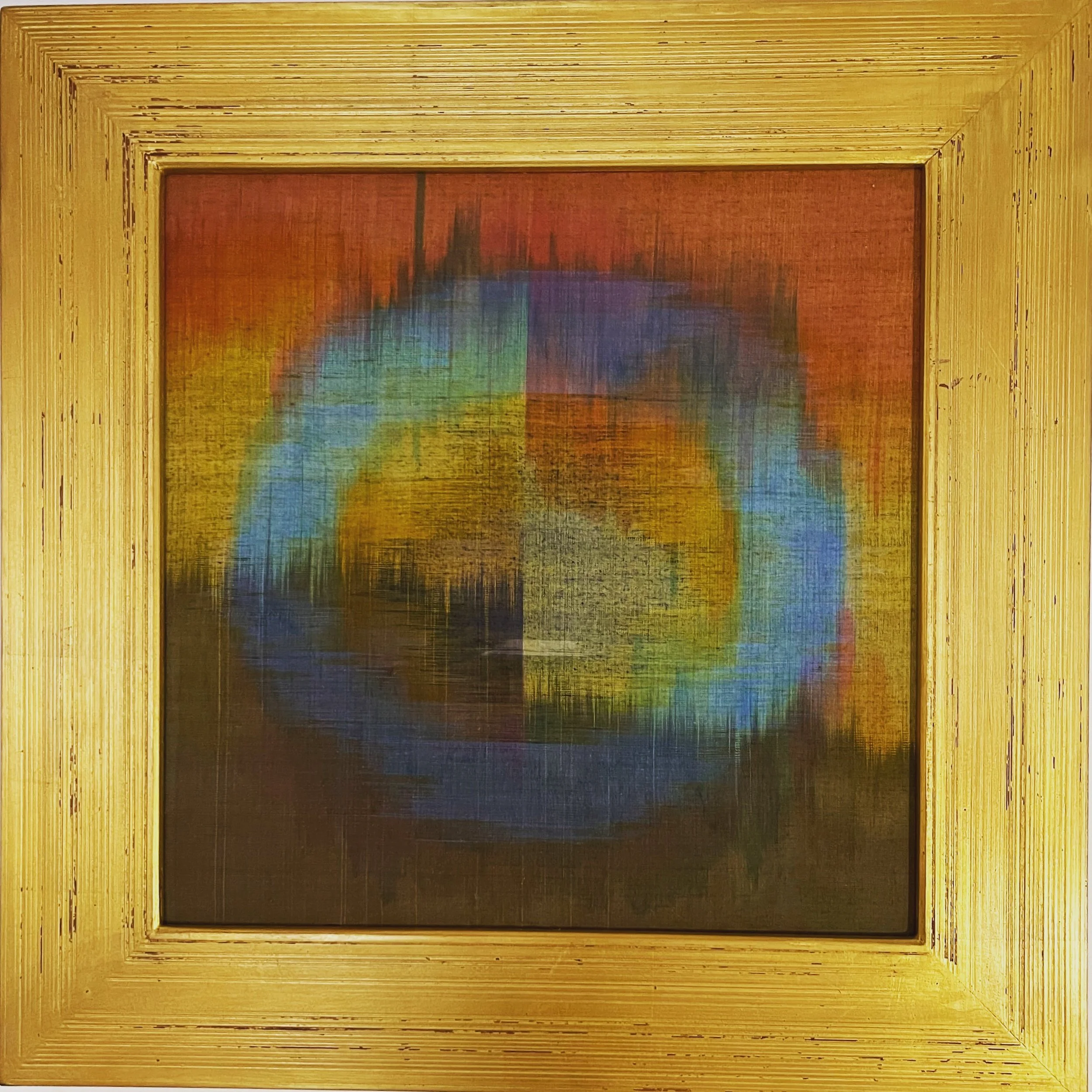 Optical Shift &amp; Resonance #handwoven #silk #doubleikat #colorlove #reminiscence @browngrottaarts @chiaroscuro_gallery @graverslanegallery
