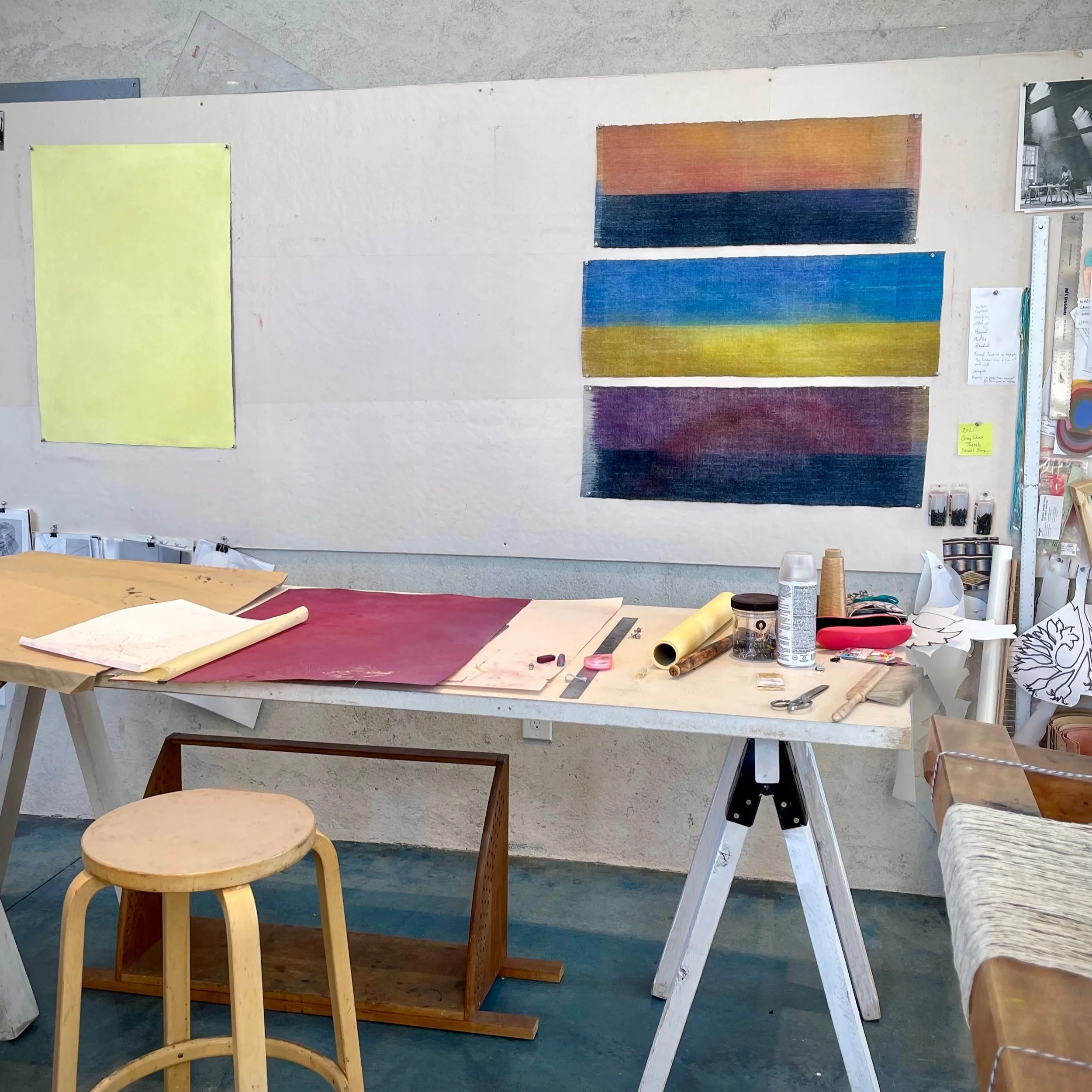 The studio is my refuge. @gebertcontemporarysantafe @browngrottaarts @graverslanegallery @workwithecho @womensartcenterhamptons