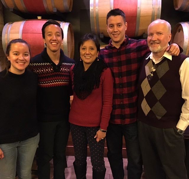 Merry Christmas from the Caress family! (Alternate caption: I only own one Christmas sweater) π