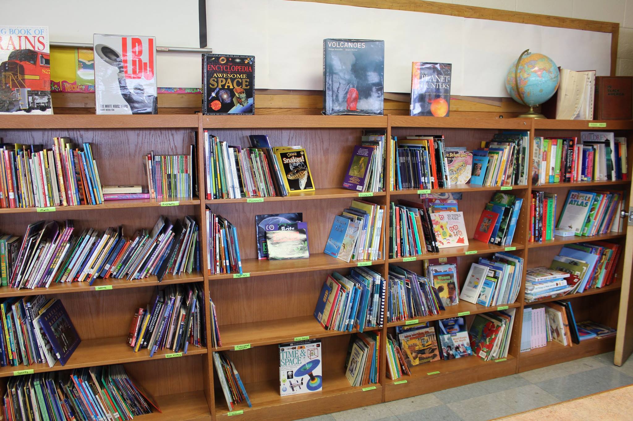 Second Library space created at Edward Gideon Elementary