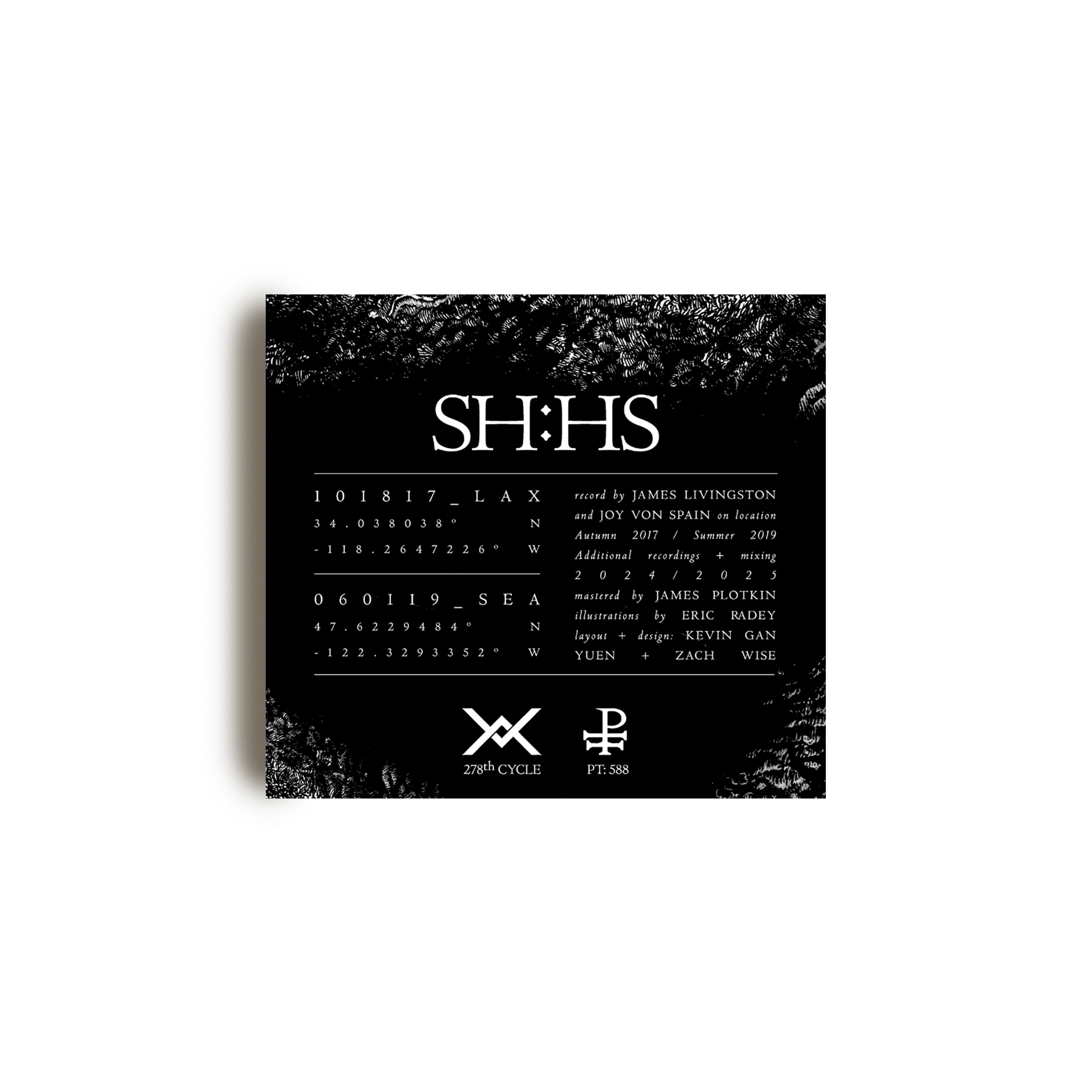 SUTEKH HEXEN & HISSING “SH:HS” CD / DL (278th Cycle)