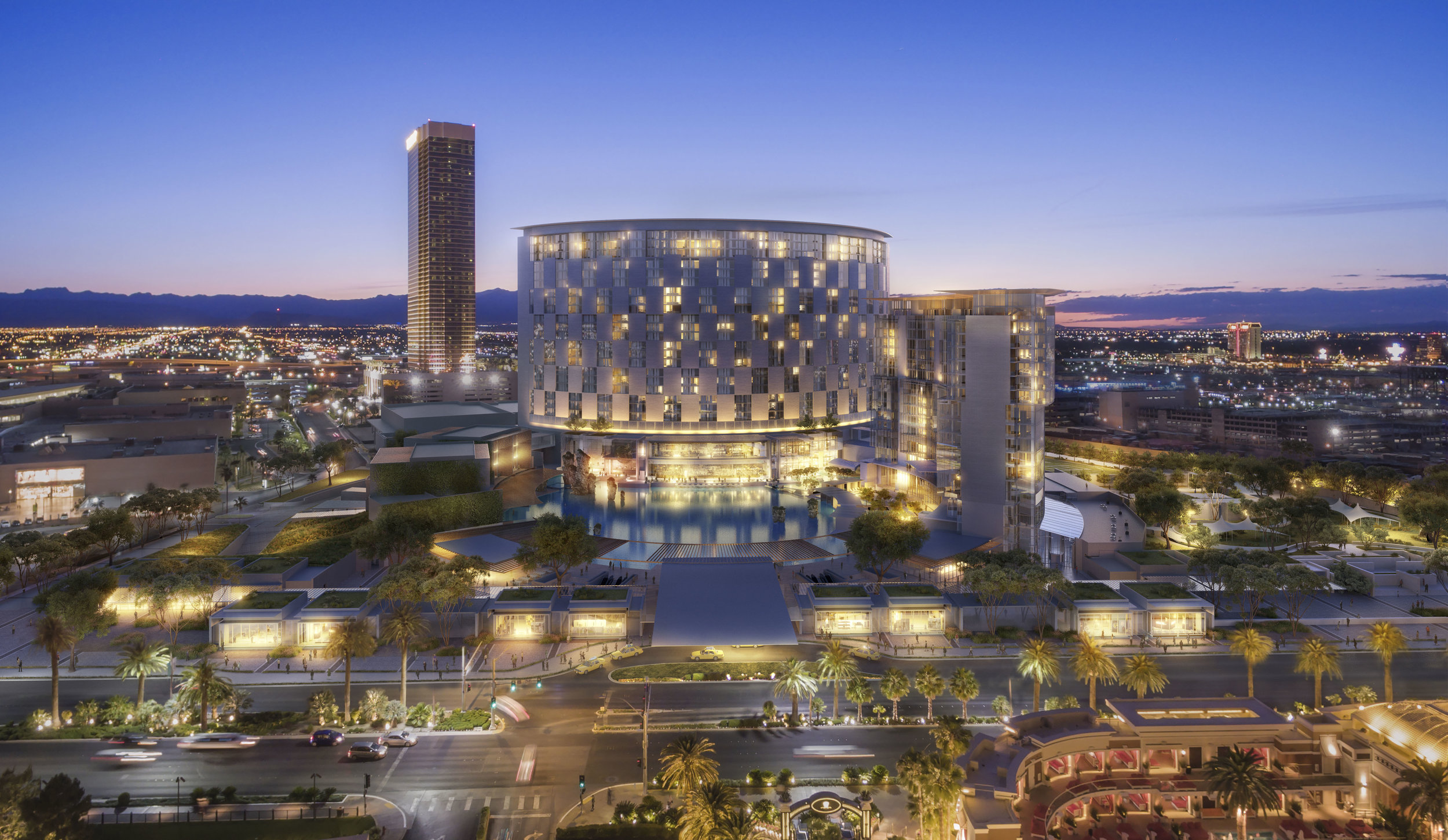 Copy of Las Vegas Luxury Casino and Resort 3D Rendering