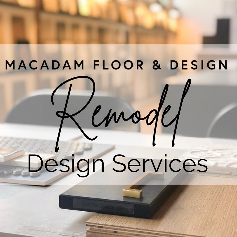 We are excited to announce Macadam Floor &amp; Design is now offering interior remodel services! These services include:
- Design services at one of our amazing locations with our design team
- Wood floors, Carpet, Tile, Stone, Slab, Window Coverings