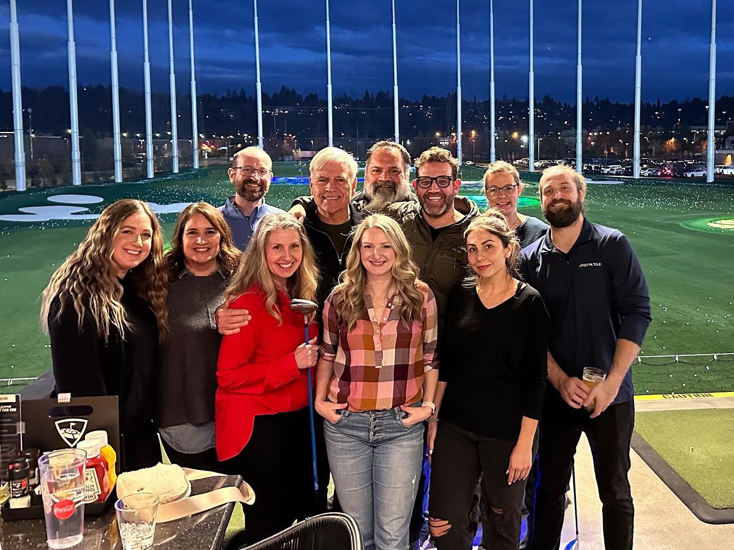 Our team had a blast tonight hanging out with our friends from @arizonatile! Thanks for such a fun night! ⛳️