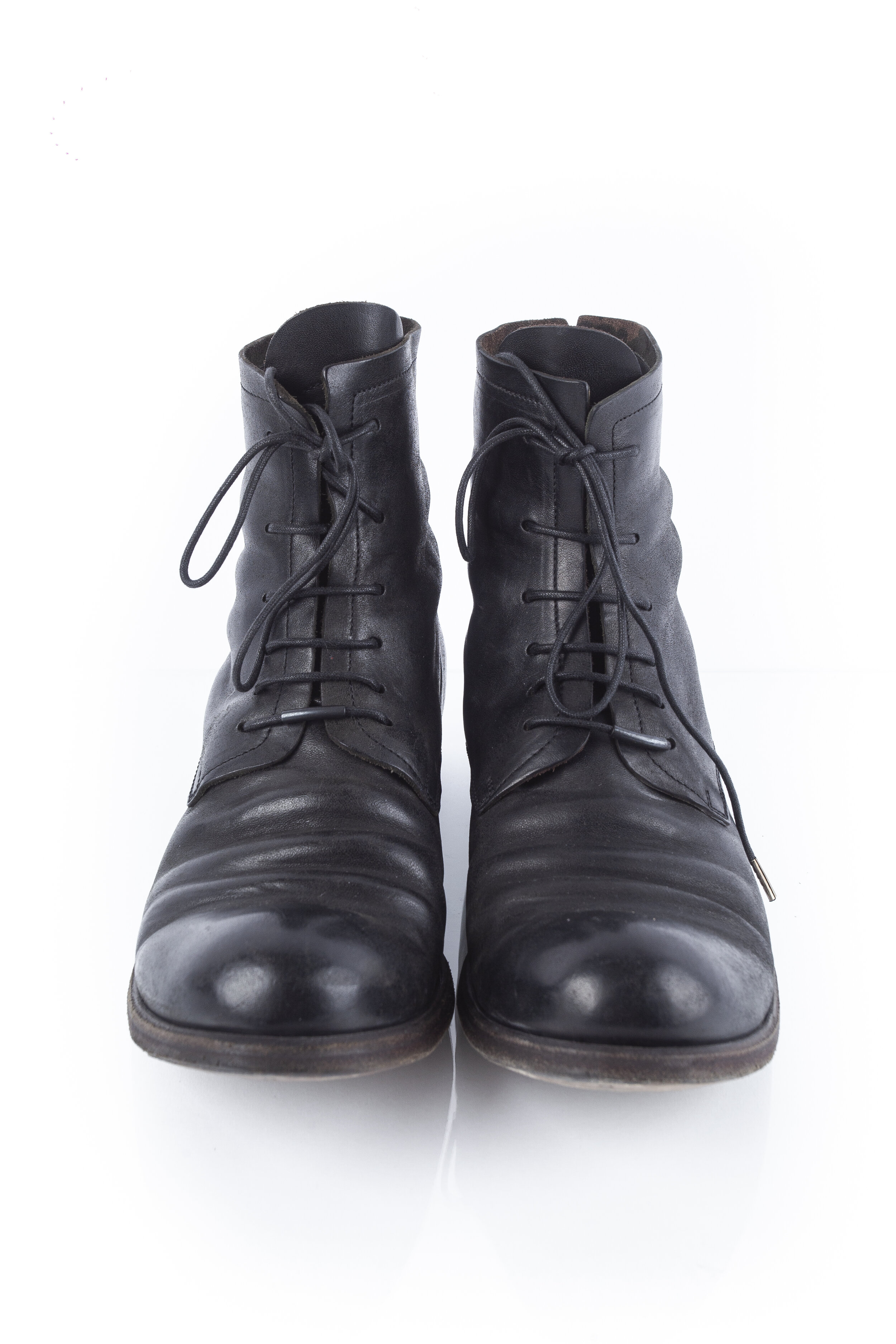 Layer-0 Cordovan black Anckle Boots — D A D