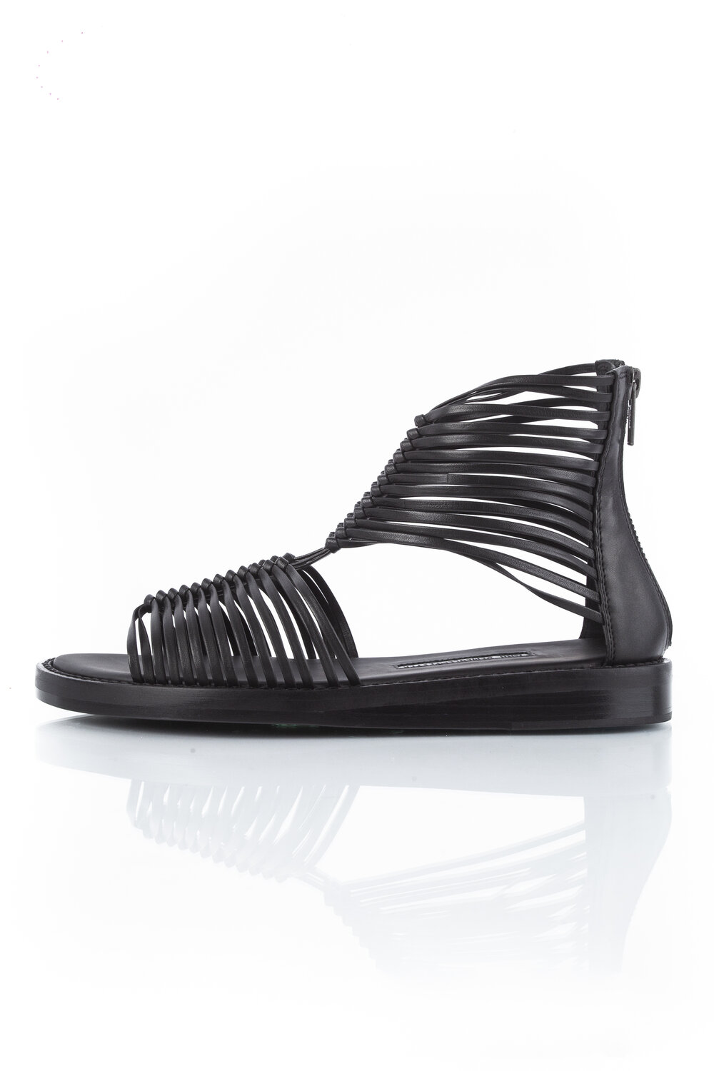Blijven globaal Kers Ann Demeulemeester Black Gladiator's Sandals — D A D