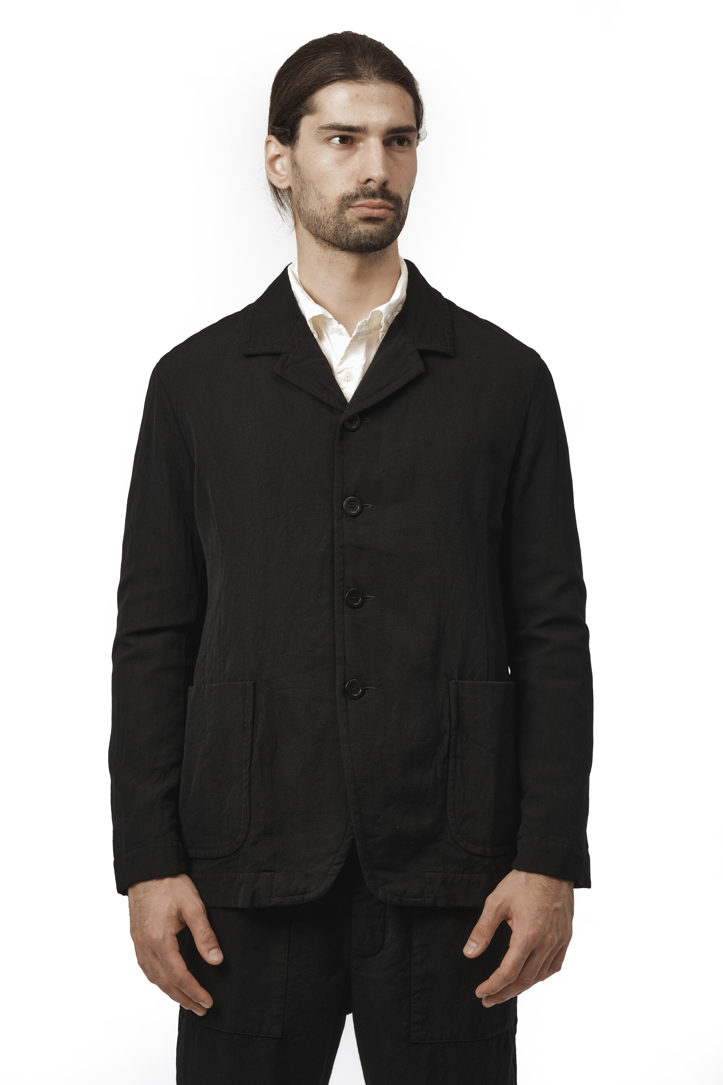 CASEY shirt jacket Black シャツジャケット