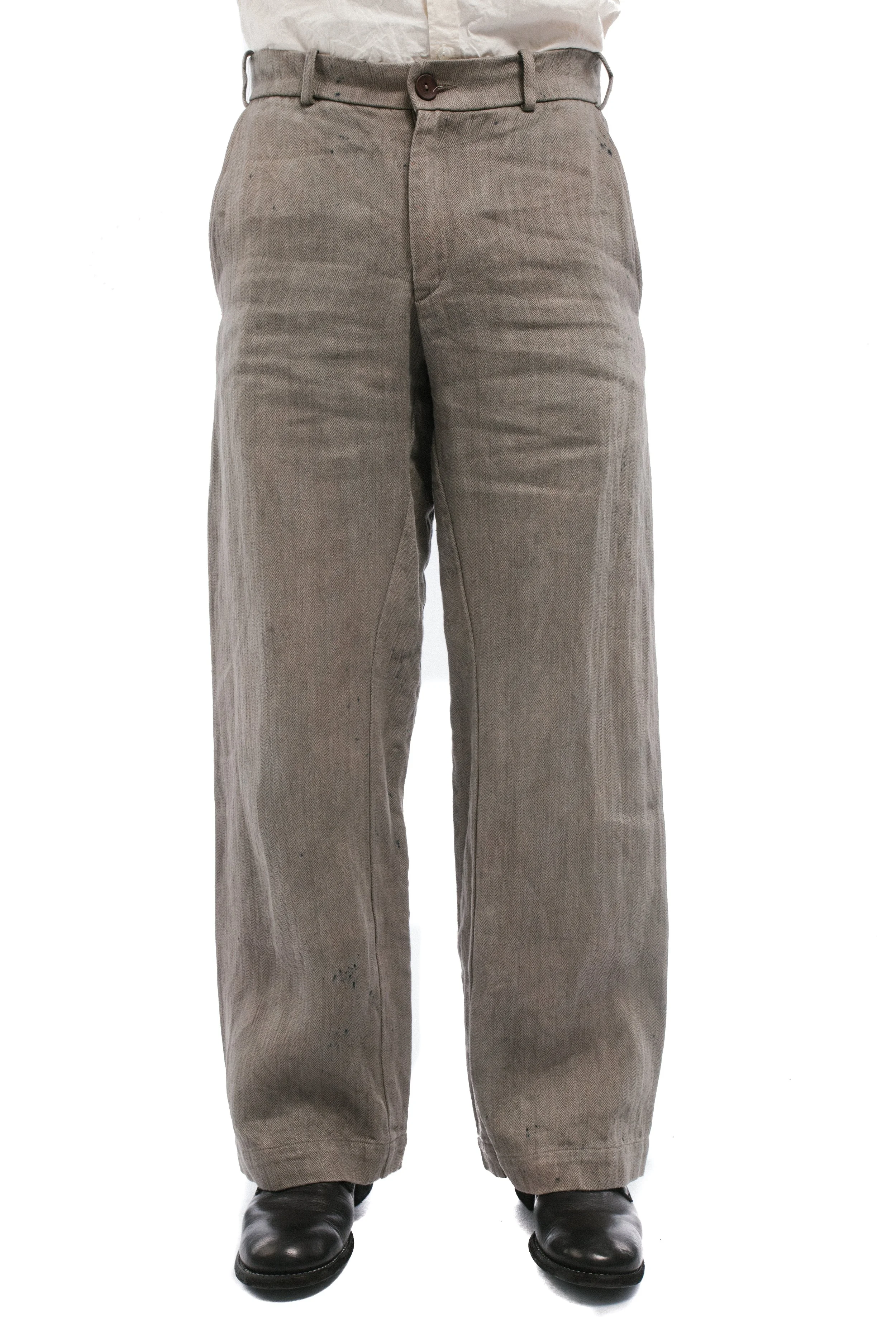 Atelier Suppan Straight Leg Hemp Trousers