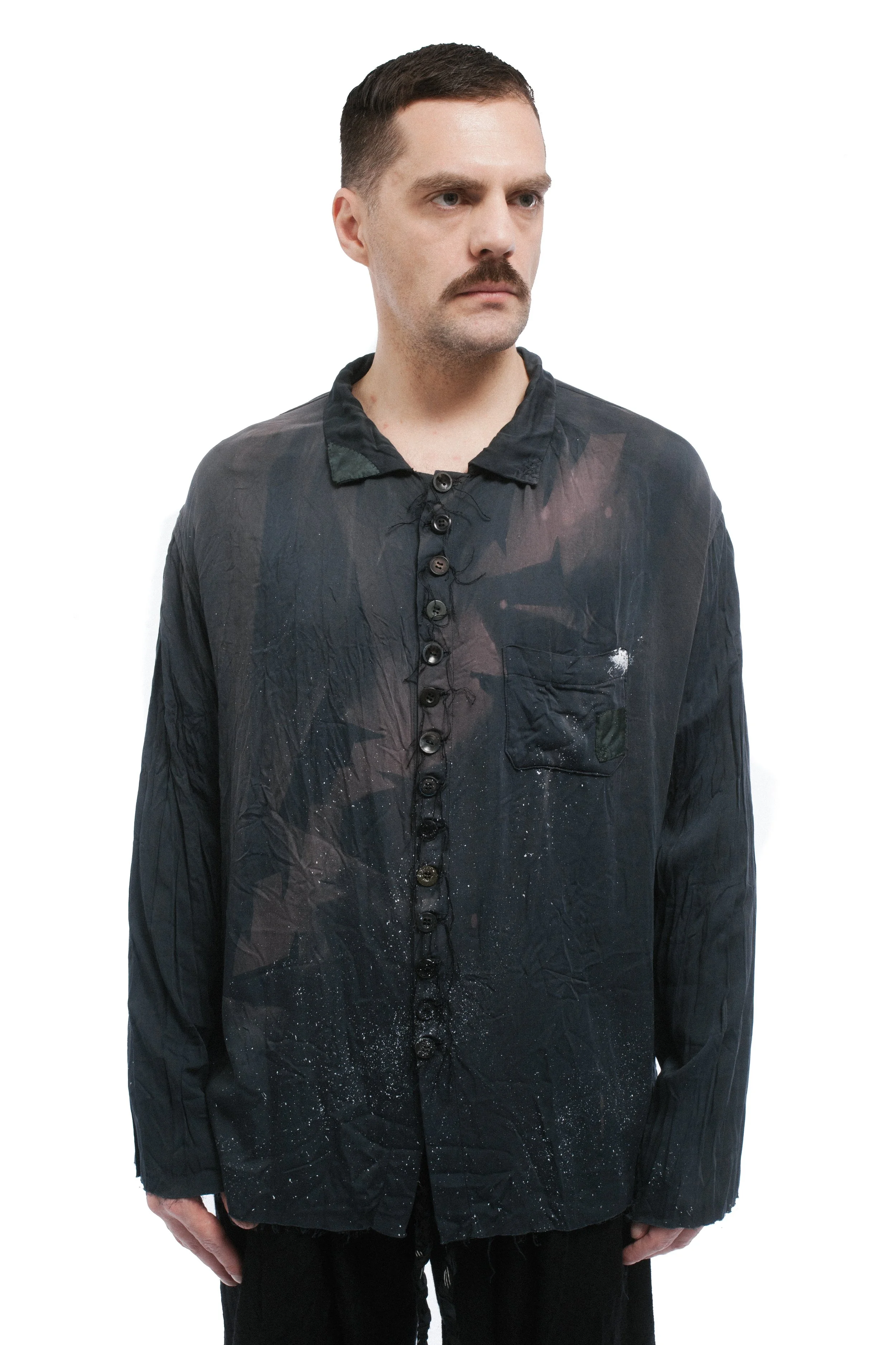 Archivio J.M. Ribot Aged Viscose Shirt