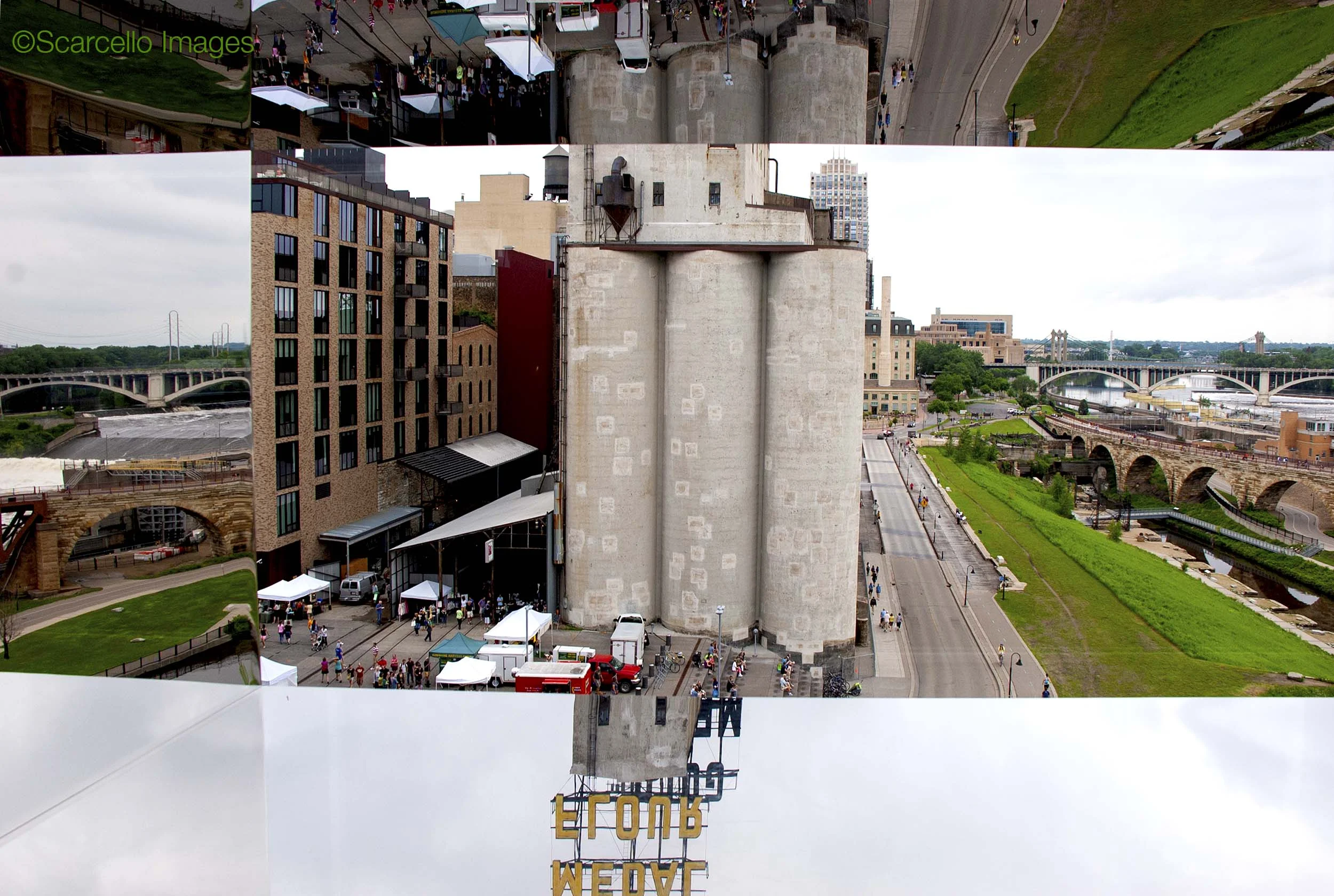 View from window in Guthrie Theater | Minneapolis