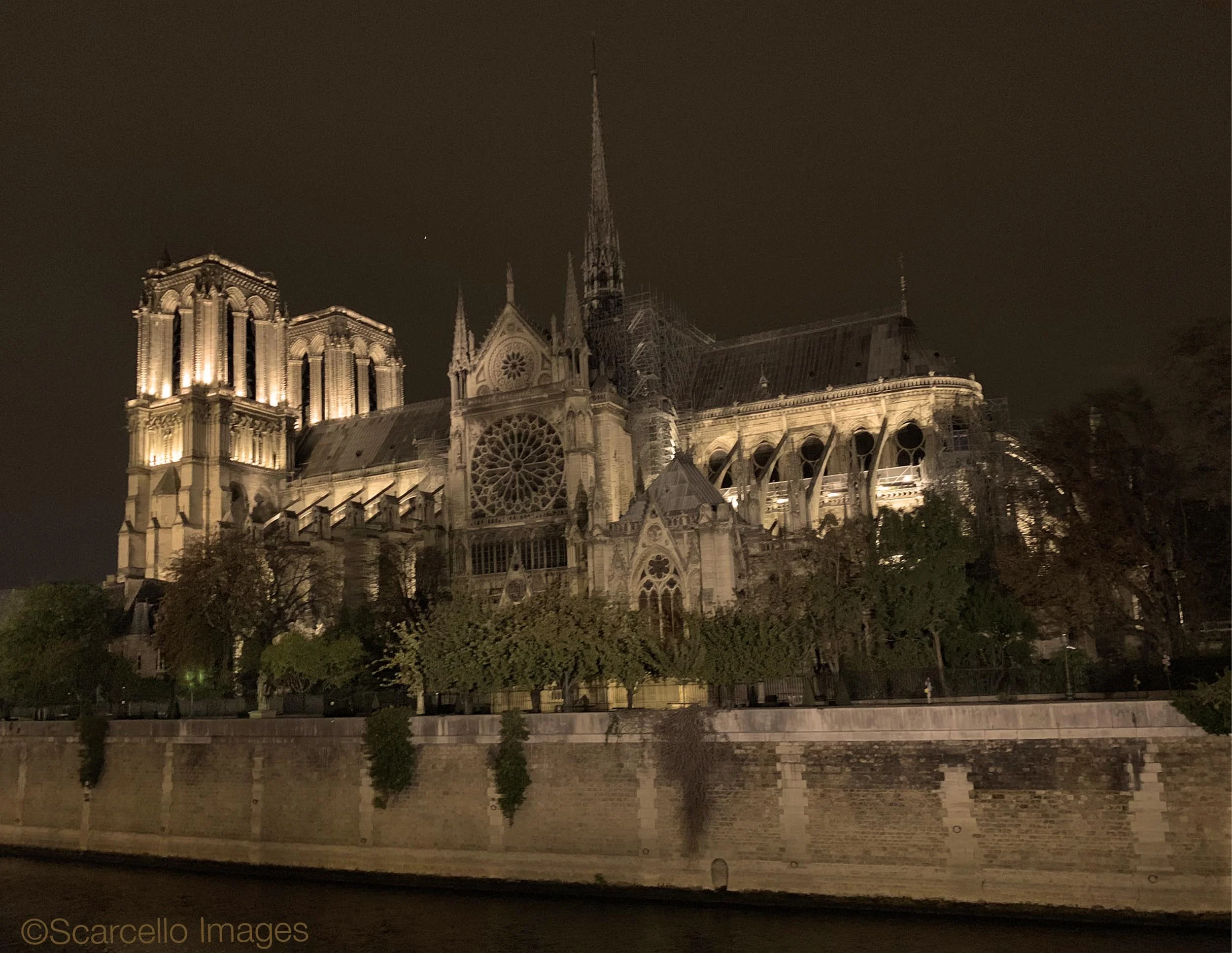 Notre-Dame de Paris la nuit