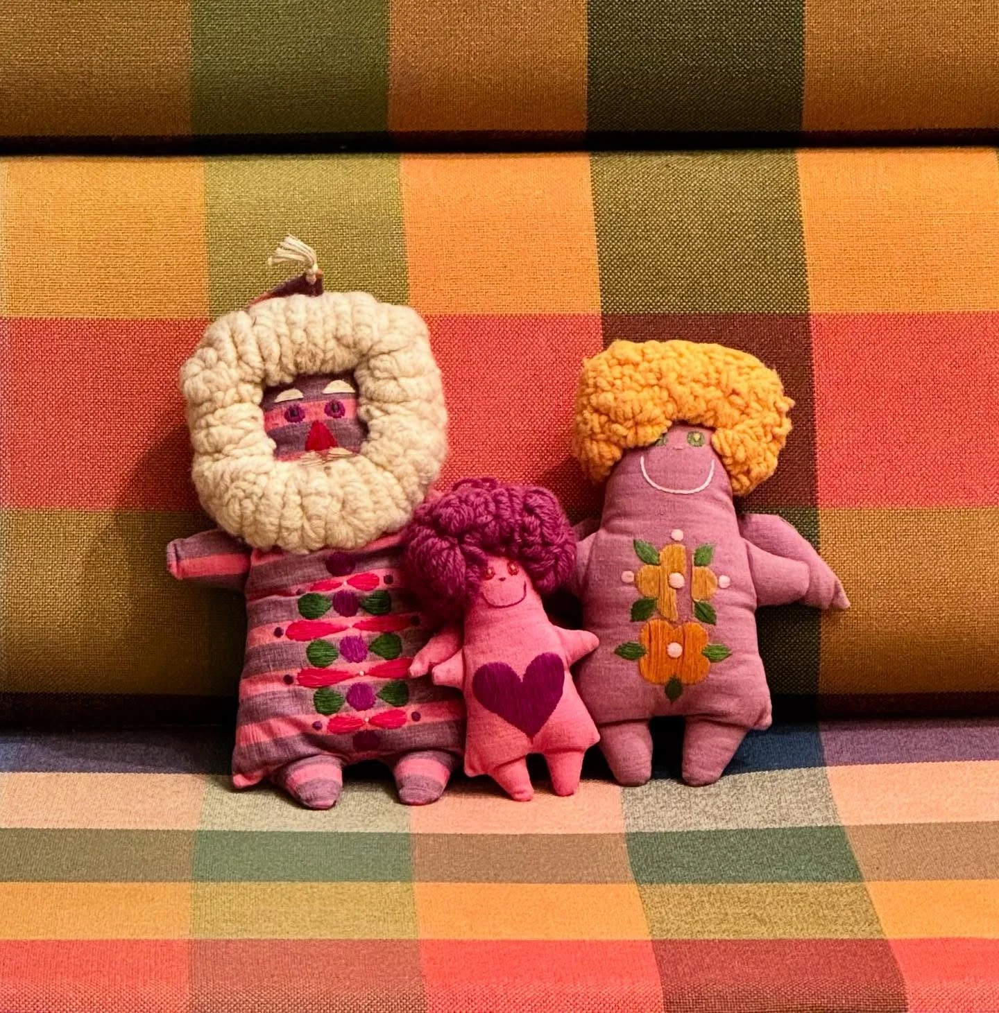 Labubu ancestors. Wonderful 1950s fabric dolls by Marilyn Neuhart at Cranbrook Art Museum. 
.
.
.
@cranbrookartmuseum #labubu #eventuallyeverythingconnects #alexandergirard #midmod #midcenturymodern