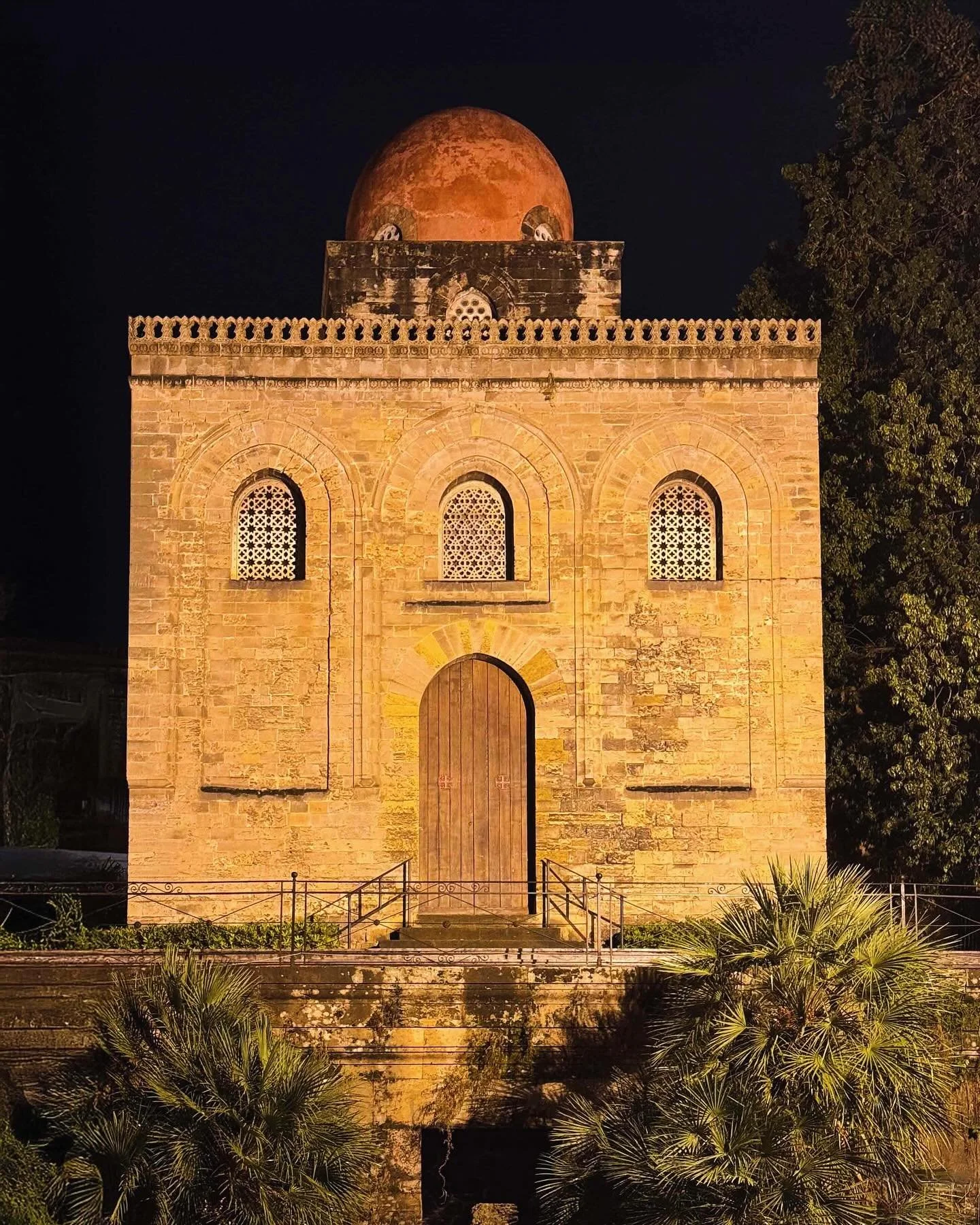 A trip of remarkable churches clustered around Piazza Bellini in Palermo:

Photos 1&amp;2 - San Cataldo was the chapel of a 12th century Arab-Norman palazzo. 
Photos 3-5 - La Martorana still retains 12th century Byzantine mosaics that are the oldest 