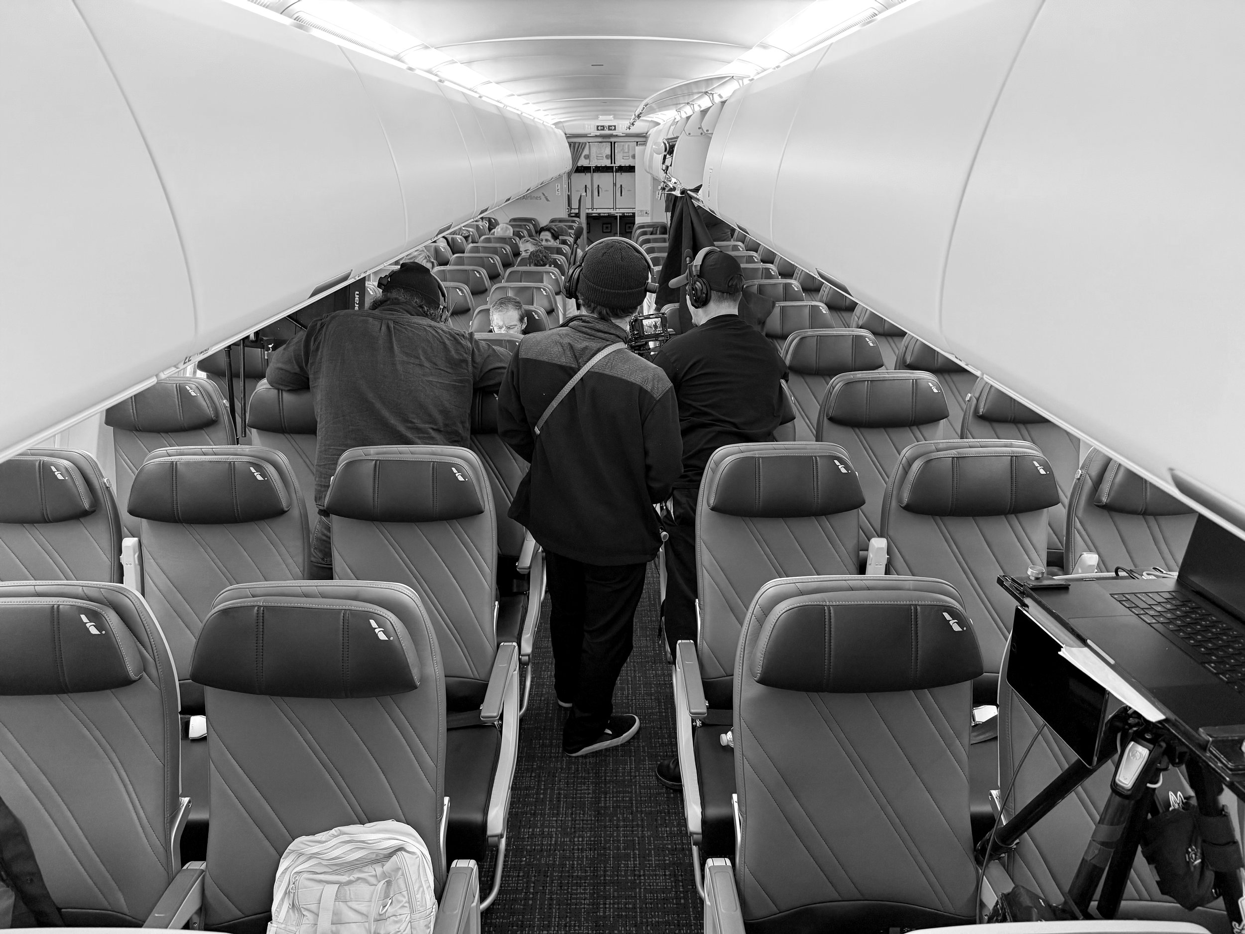 On set—Four Days on a Plane and a Few Hours in a Hotel