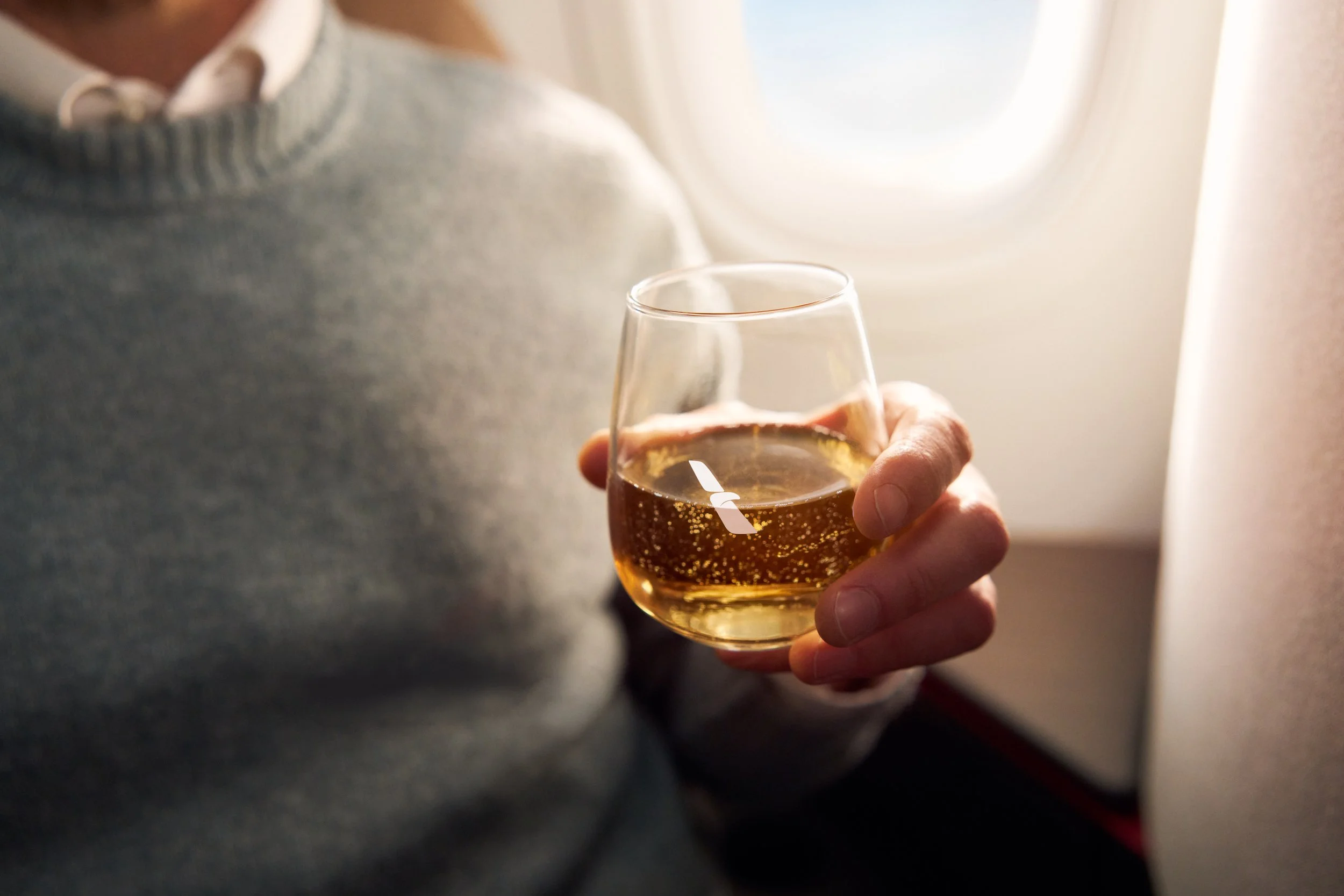 Retouching: AA Flagship In Flight photographed by Jonny Miller