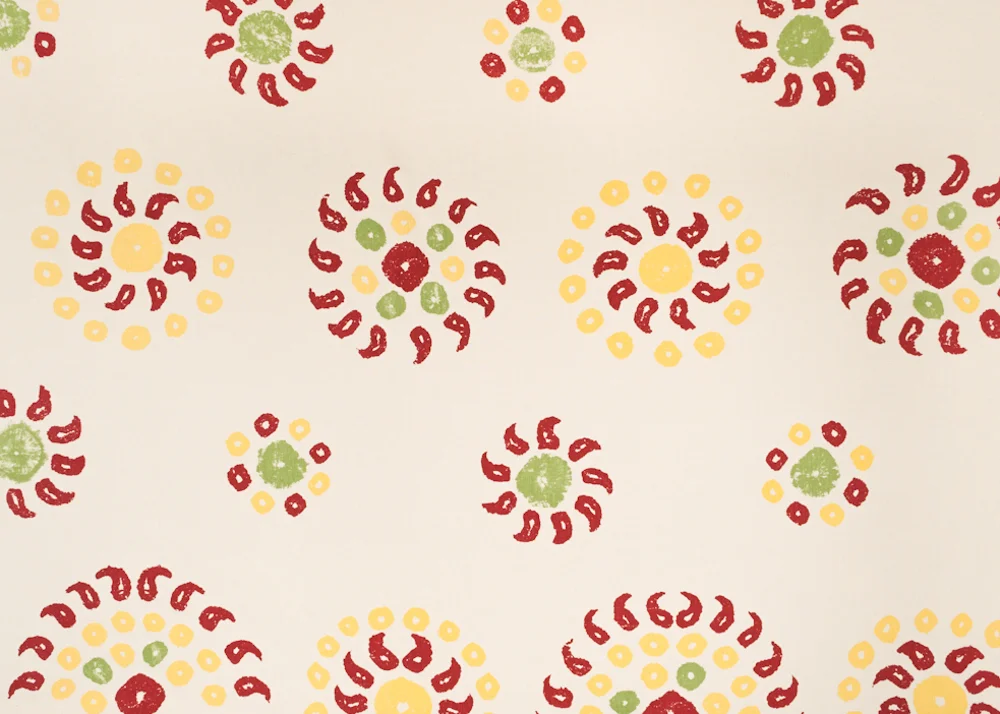 Marrakech Natural/Cherry Red