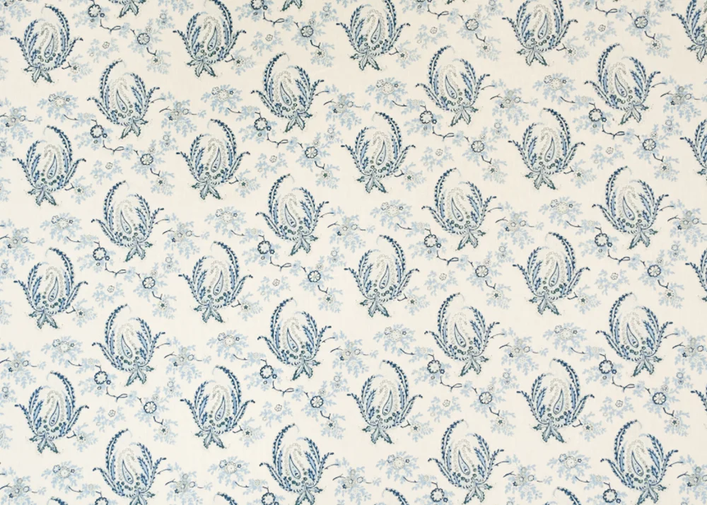Paisley Stripe - Indigo
