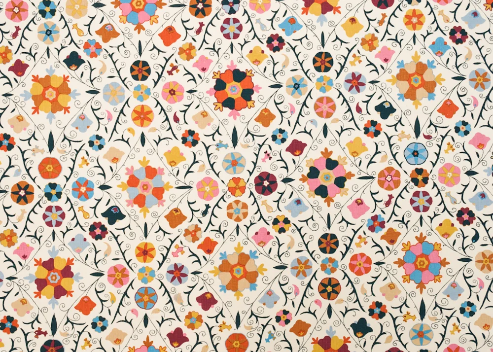 Safi Suzani Indigo Passion