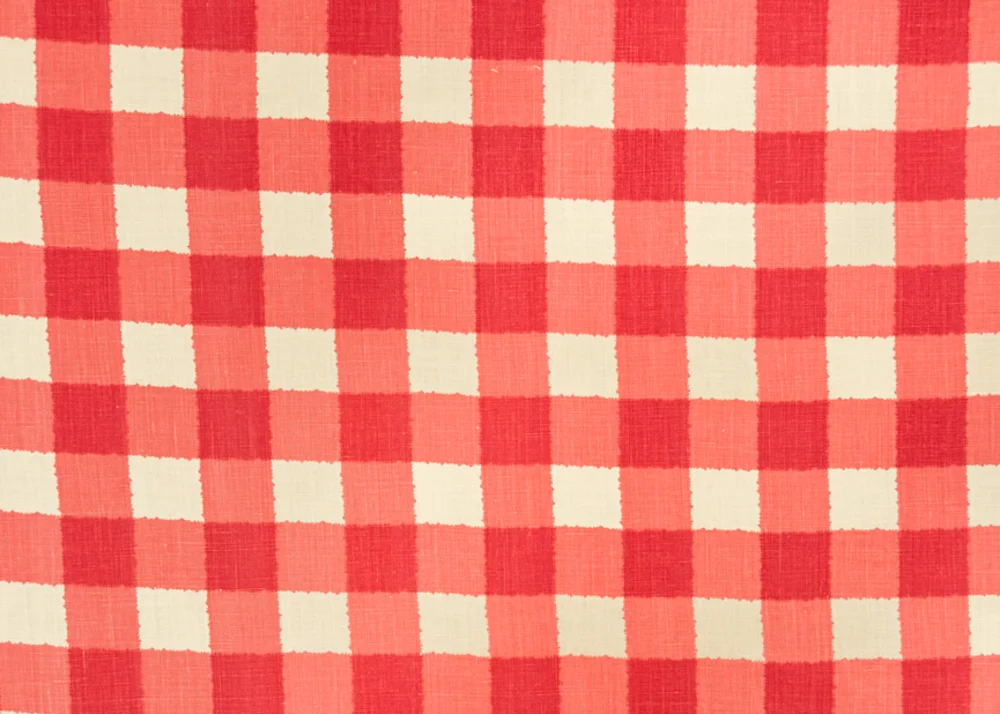 Small Check - Red