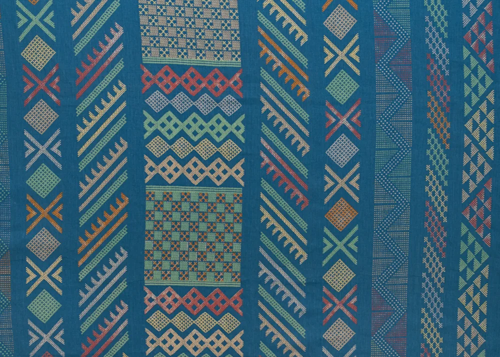 Tangier Brilliant Blue Multi
