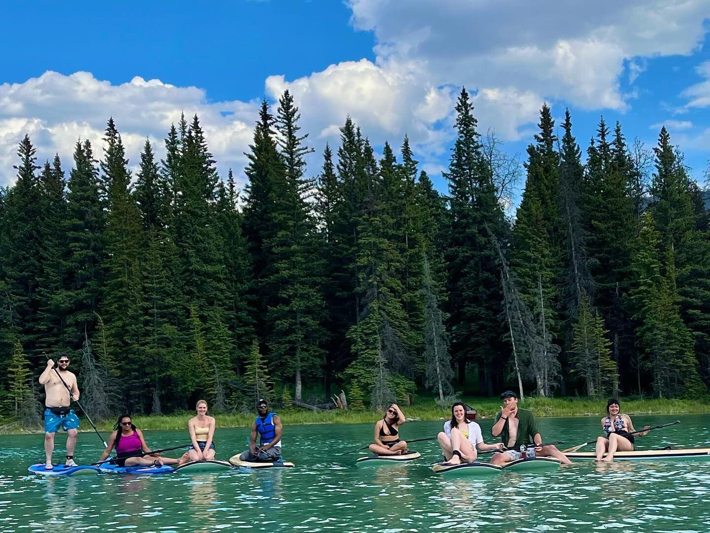 How did you spend the past few sunny days? ☀️😎

Big thanks to @translucid_adventures for hosting our staff paddle this evening! 

We sure do love this place! 💙
