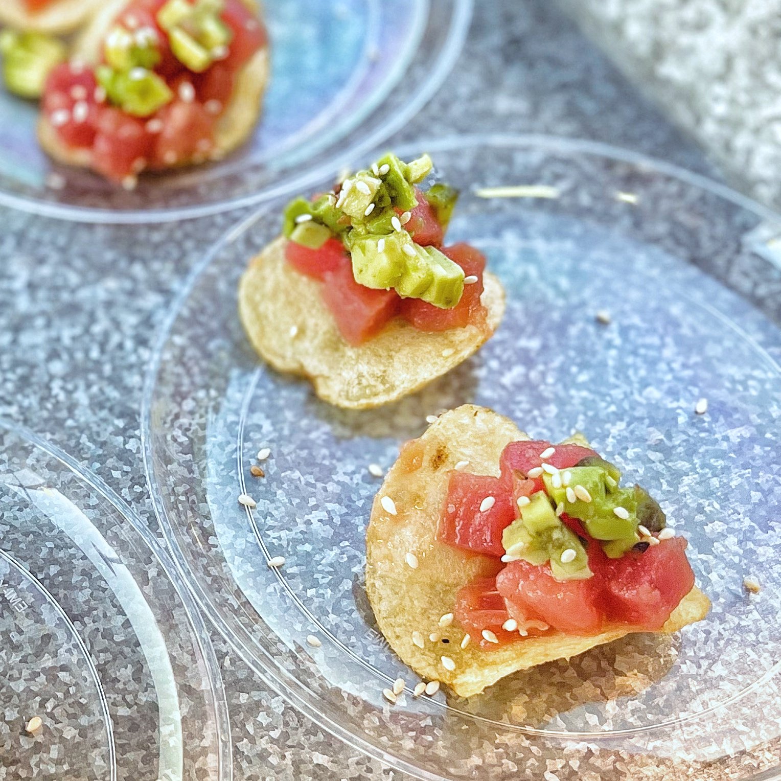 Tuna avocado tartare