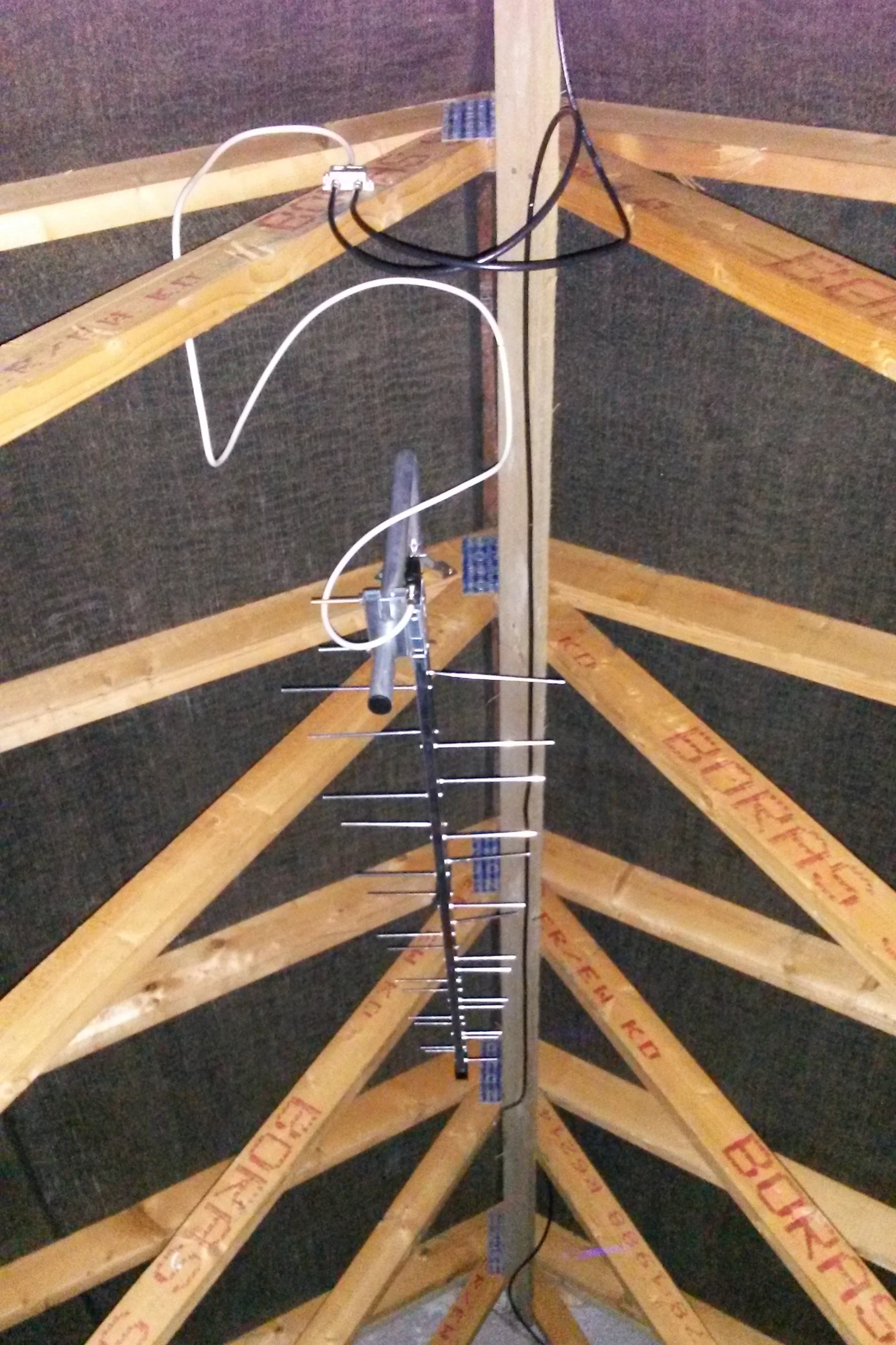 Loft Aerial installation in Aberdeen