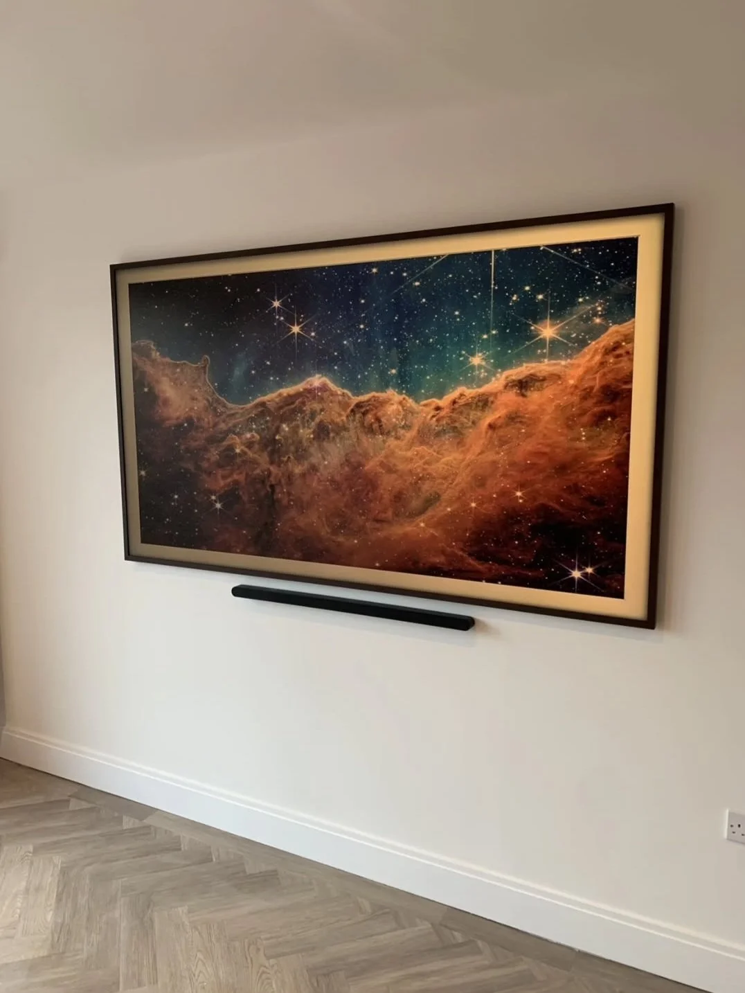 Samsung Frame wall mounted in Cults, Aberdeen